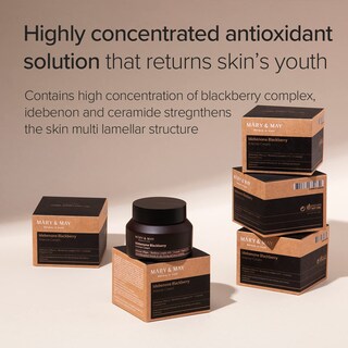 Foto 3 | Crema Mary&may Idebenone + Blackberry Intensive Care 70 Ml - Venta Internacional.