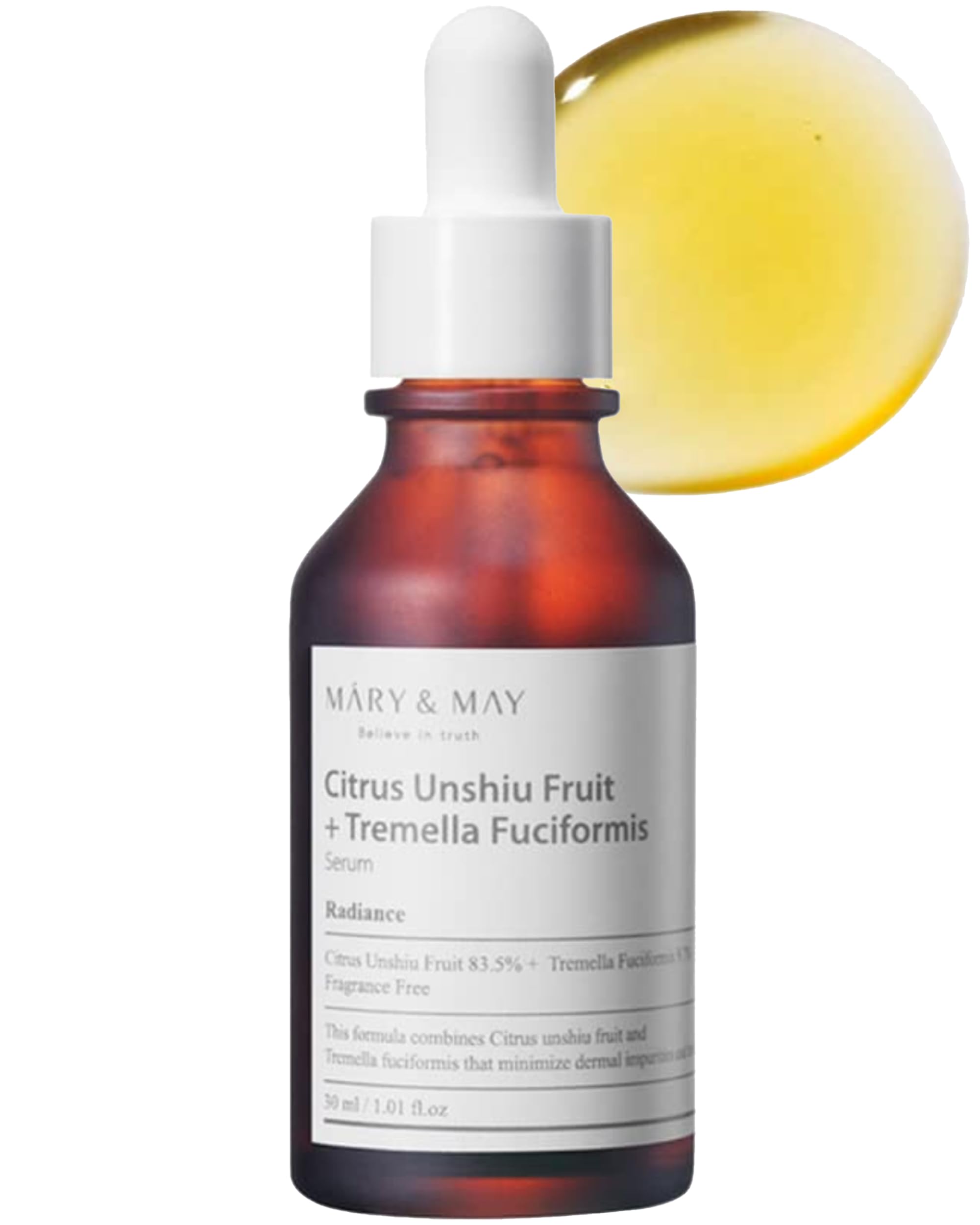 Sérum Mary&may Citrus Unshiu Fruit + Tremella Fuciformis 30 Ml - Venta Internacional. $669