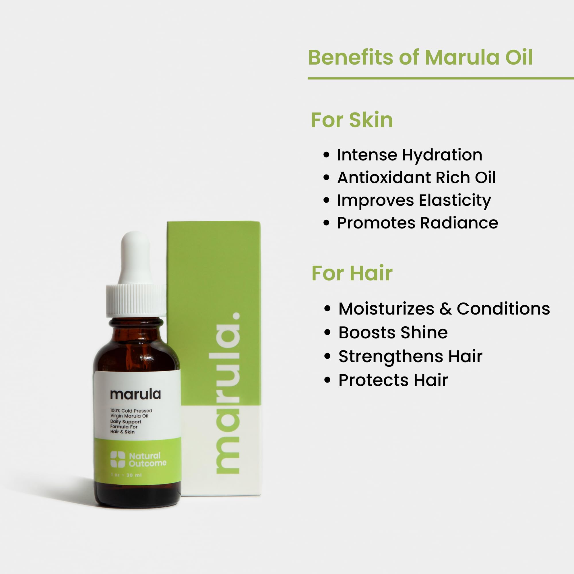 Foto 2 | Hidratante Natural Outcome Aceite De Marula 100% Puro Prensado En Frío - Venta Internacional.
