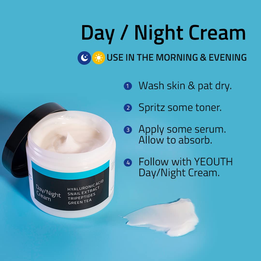 Foto 7 pulgar | Crema Hidratante Yeouth De Día Y Noche Con Ácido Hialurónico 120 Ml - Venta Internacional.