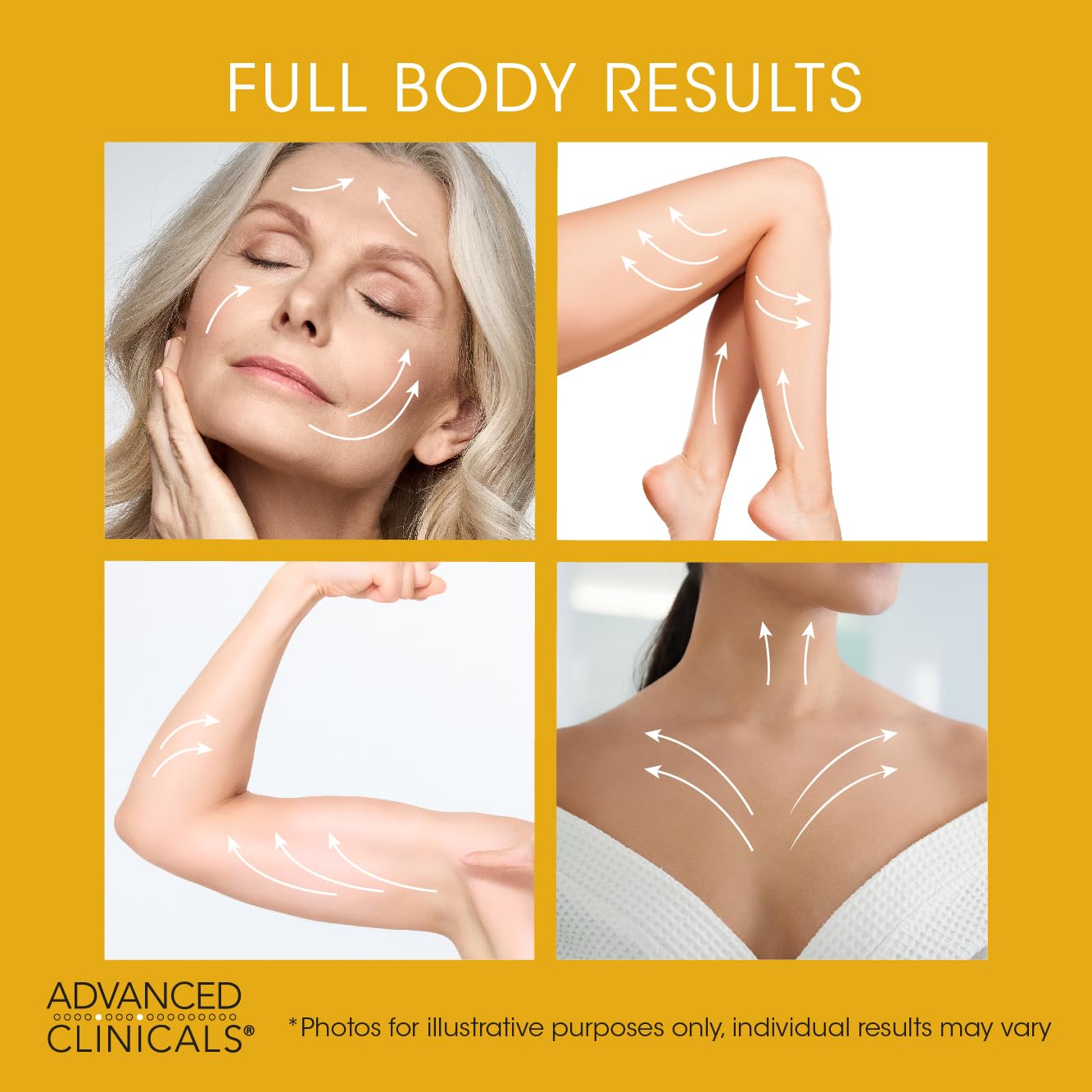 Foto 7 pulgar | Crema Corporal Y Facial Con Retinol De Advanced Clinicals Set - Venta Internacional.
