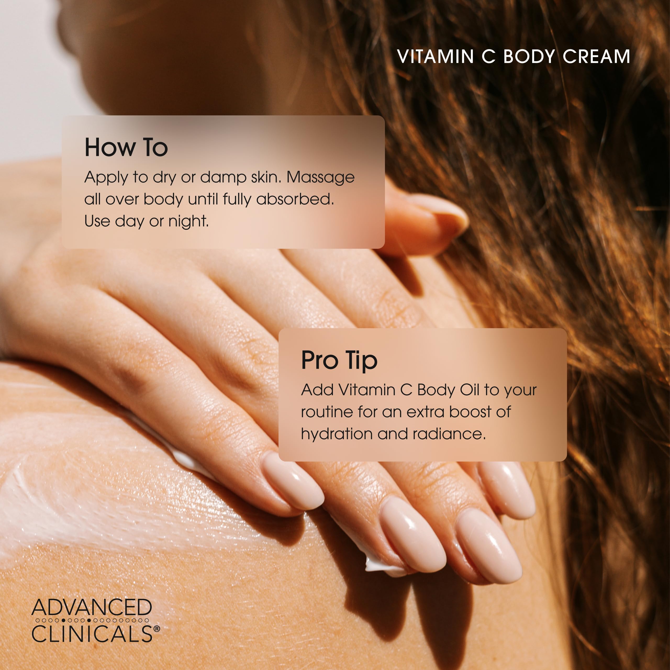 Foto 7 pulgar | Set Para El Cuidado De La Piel: Crema Corporal Y Loción Facial Con Vitamina C De Advanced Clinicals - Venta Internaci