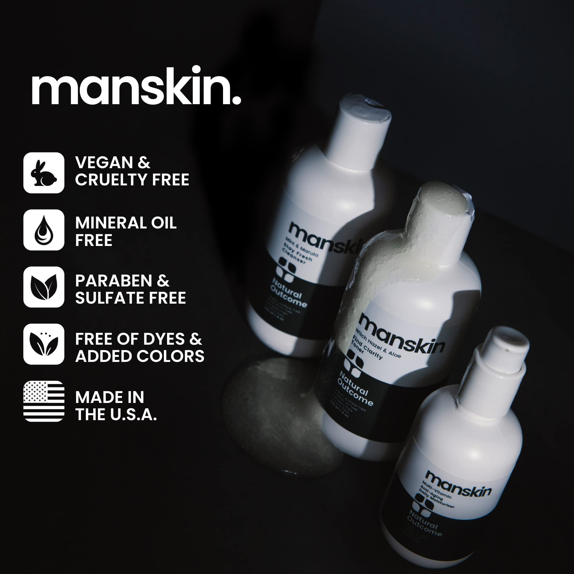 Foto 7 | Sérum Natural Outcome Man Skin Supreme Moisture Con Ácido Hialurónico, Aceite De Argán Y Vitamina E - Venta Intern