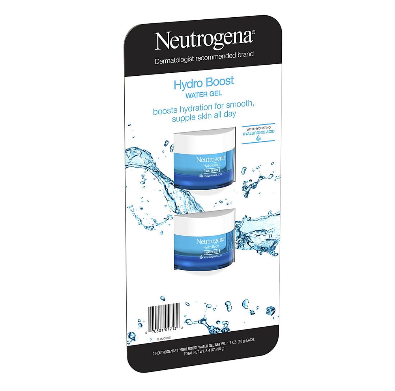 Foto 3 pulgar | Crema Hidratante Neutrogena Hydro Boost, Ácido Hialurónico, 50 Ml, Paquete De 2 - Venta Internacional.