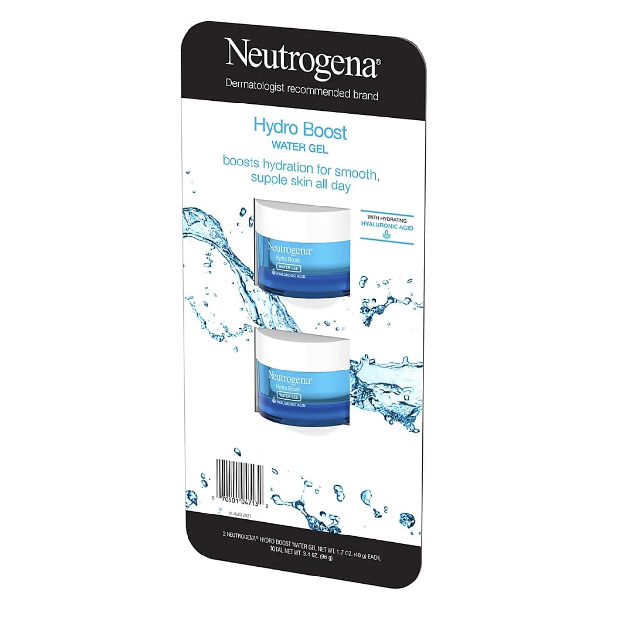 Foto 4 pulgar | Crema Hidratante Neutrogena Hydro Boost, Ácido Hialurónico, 50 Ml, Paquete De 2 - Venta Internacional.