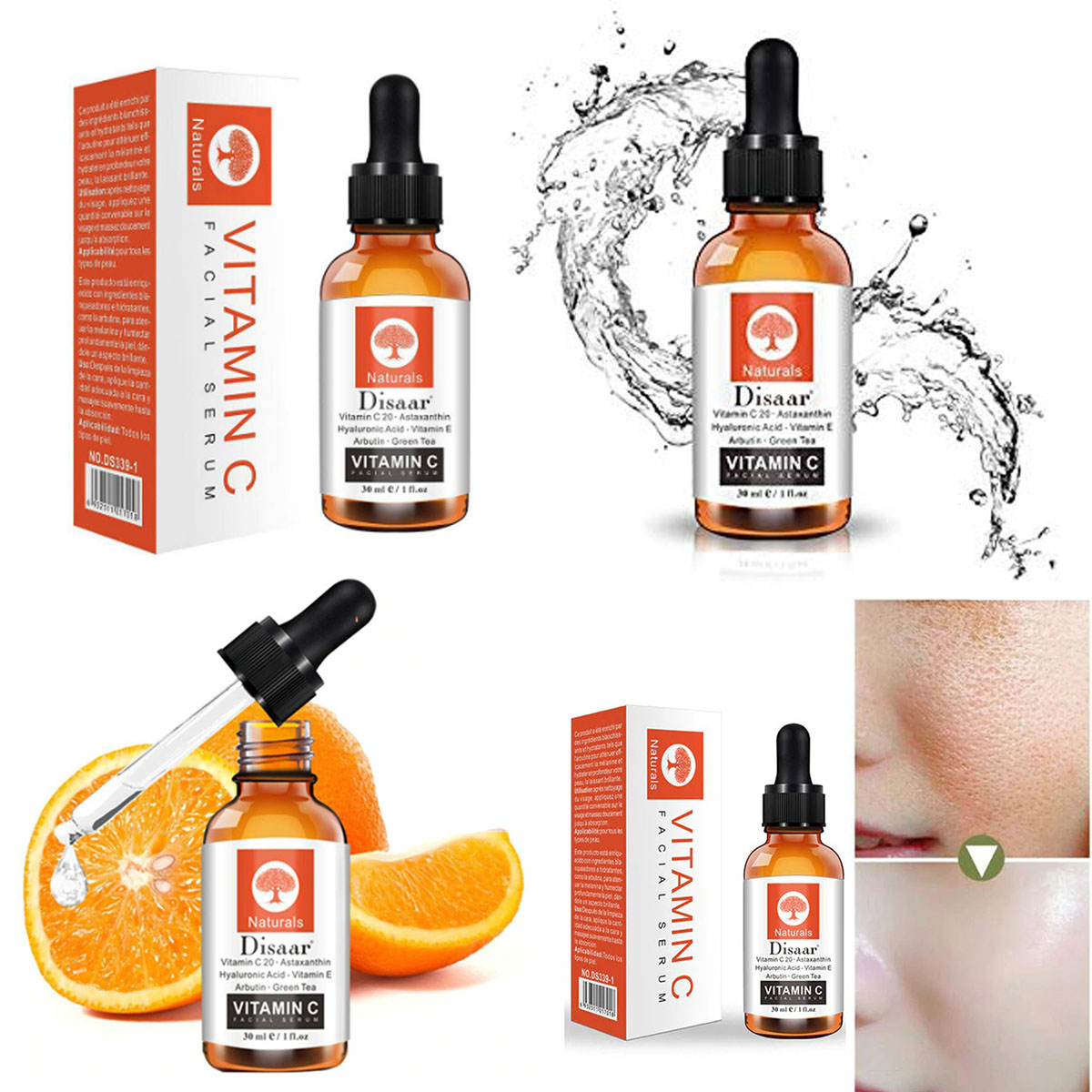 Foto 5 | Serum Facial Vitamina C Anti Manchas Ácido Hialurónico