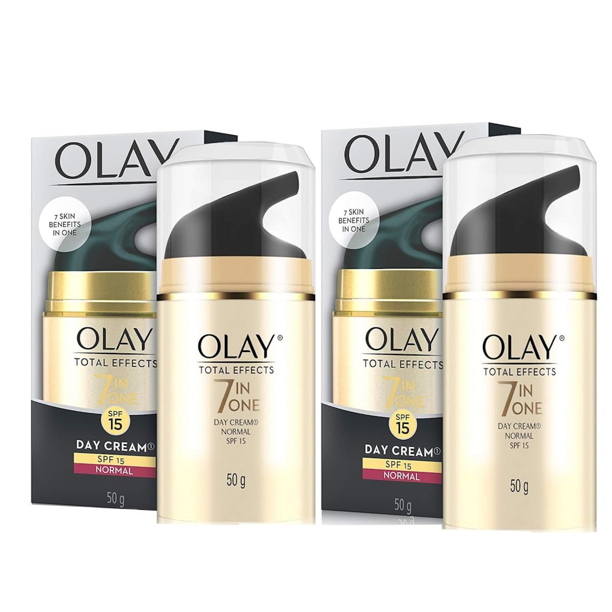 Crema De Día Hidratante Olay Total Effects 7 En 1, Spf 15, 50 G X2 - Venta Internacional.