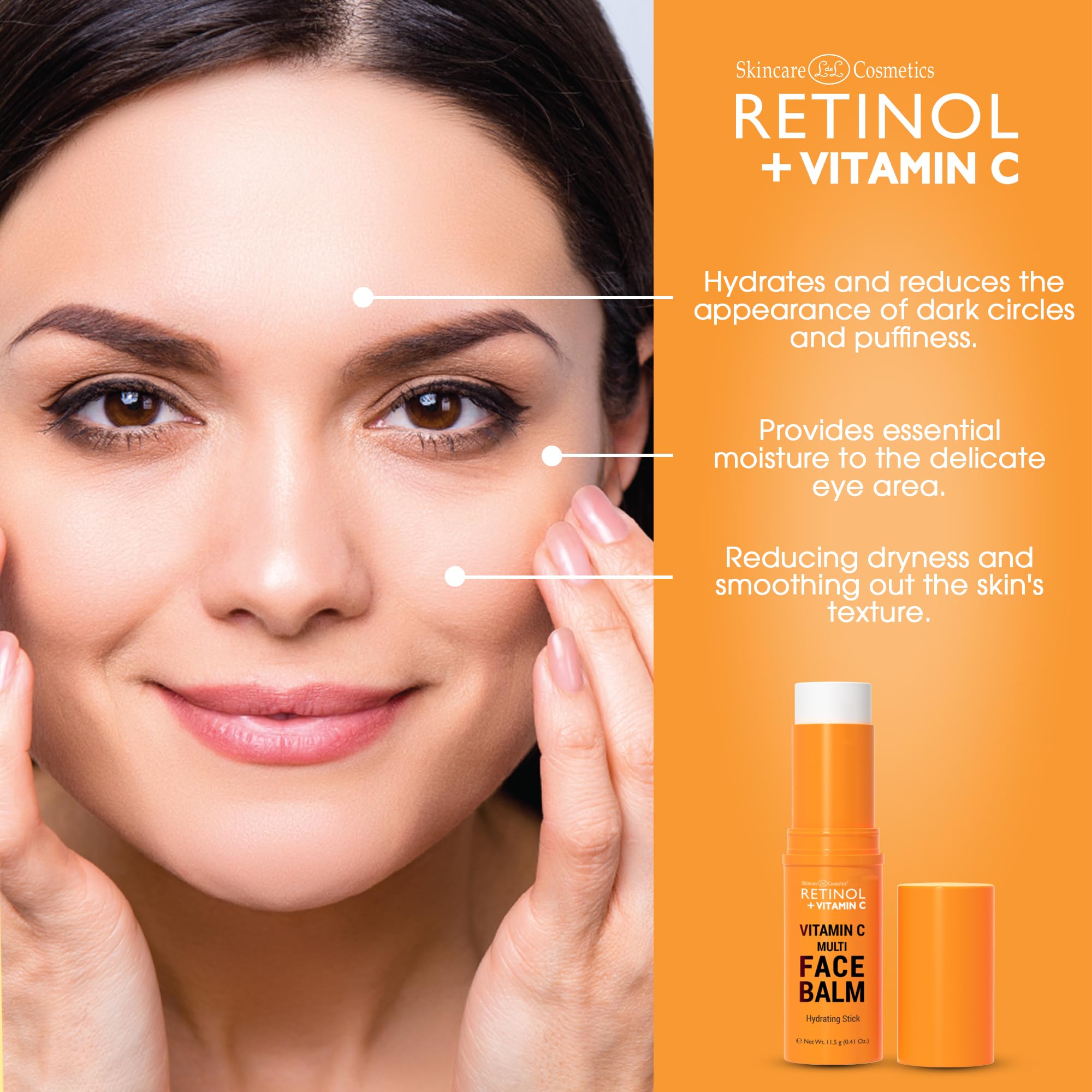 Foto 4 pulgar | Bálsamo Facial Con Retinol Y Vitamina C, Hidratante Antienvejecimiento - Venta Internacional.