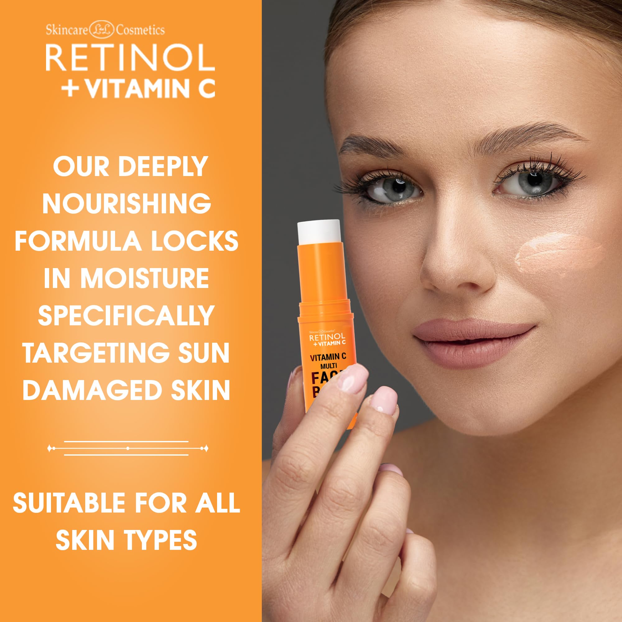 Foto 6 pulgar | Bálsamo Facial Con Retinol Y Vitamina C, Hidratante Antienvejecimiento - Venta Internacional.