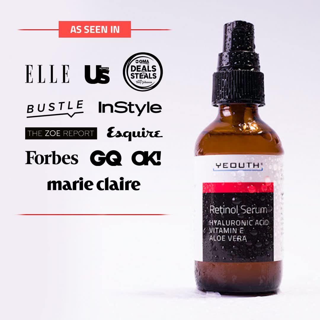 Foto 3 pulgar | Sérum Yeouth Retinol Para Rostro Con Ácido Hialurónico, 60 Ml, Para Toda La Piel - Venta Internacional.
