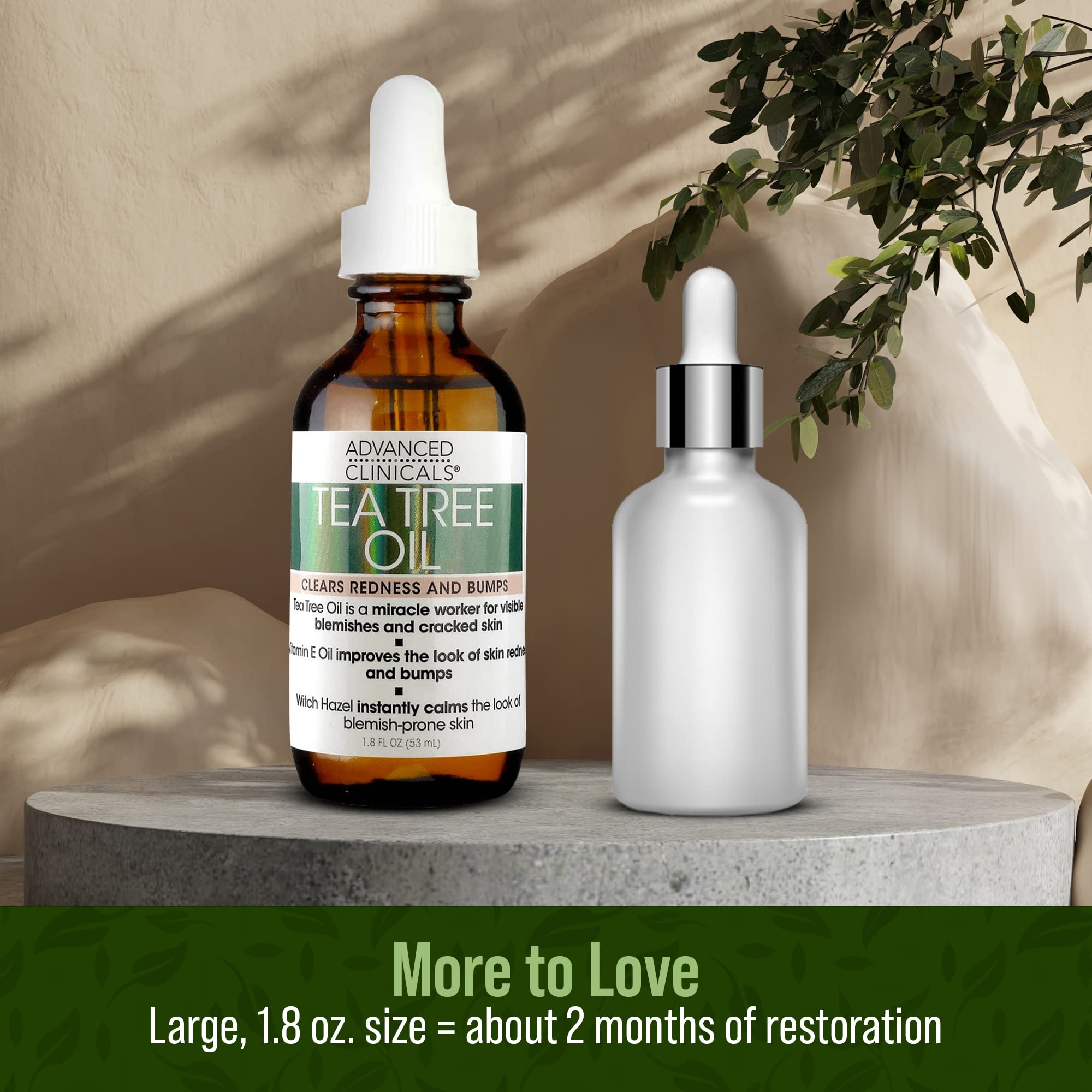 Foto 6 pulgar | Sérum Facial Advanced Clinicals, Aceite De Árbol De Té Vegano, 2 Unidades - Venta Internacional.