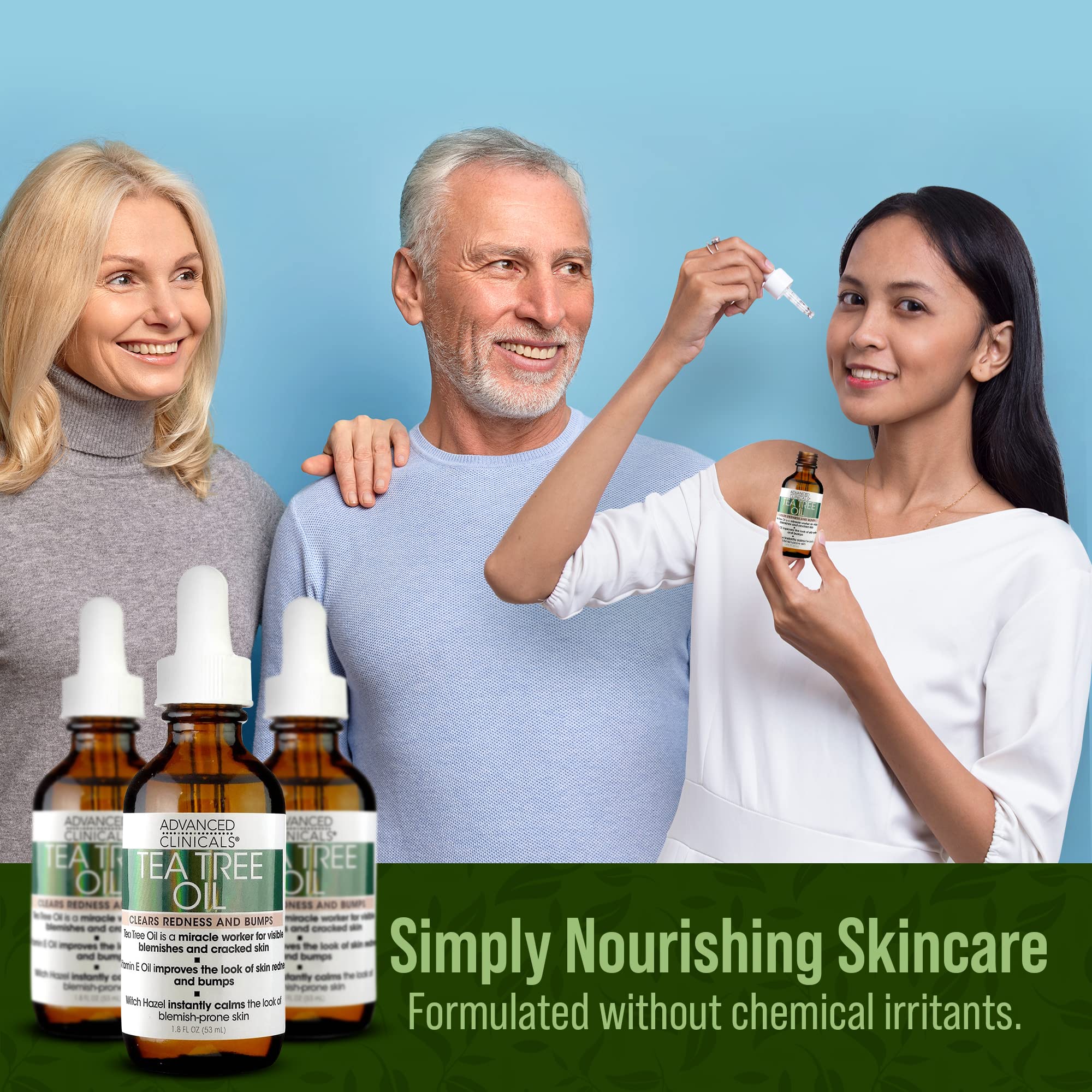 Foto 7 | Sérum Facial Advanced Clinicals, Aceite De Árbol De Té Vegano, 2 Unidades - Venta Internacional.