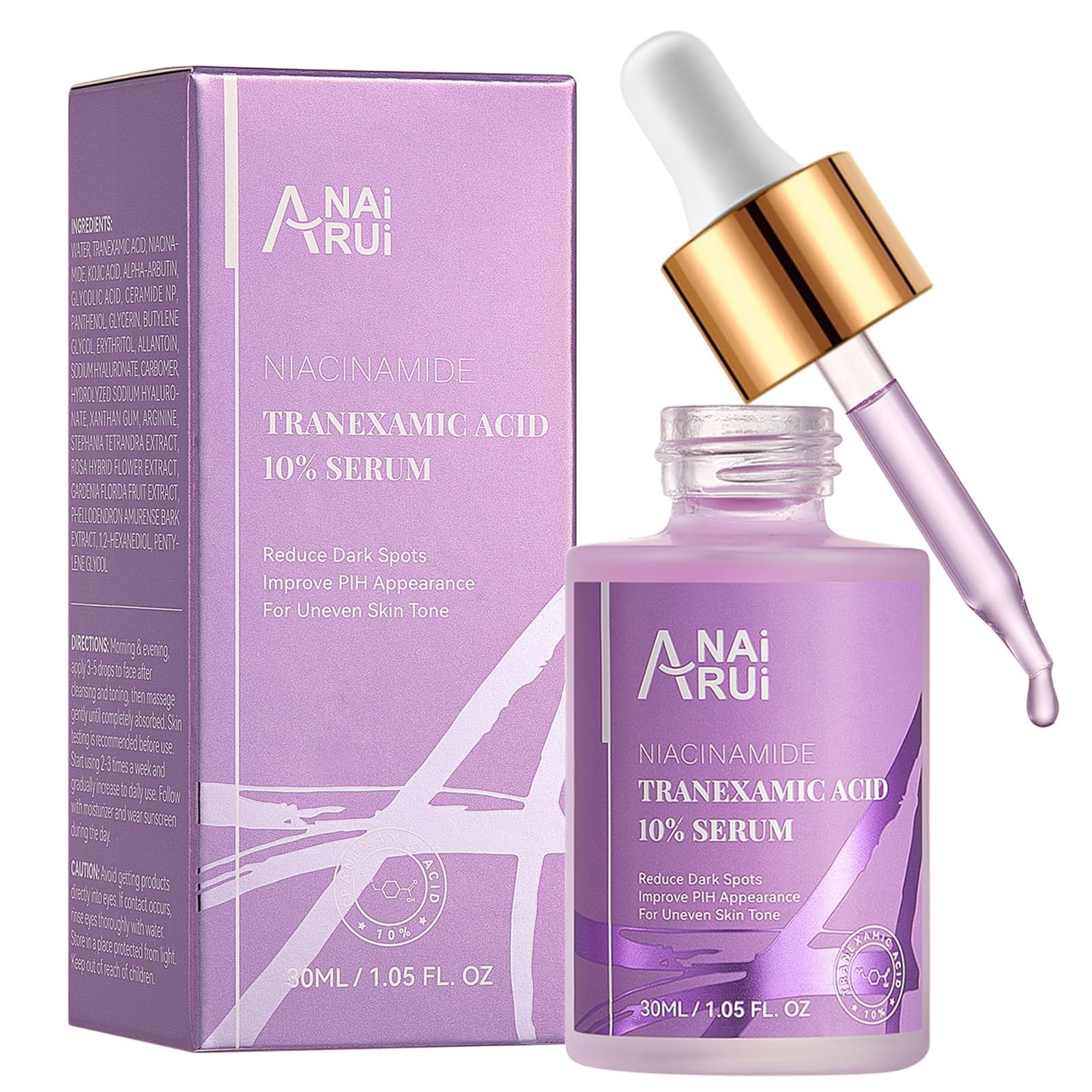 Foto 2 pulgar | Sérum Anai Rui 10% De Ácido Tranexámico Con Niacinamida Y Arbutina - Venta Internacional.