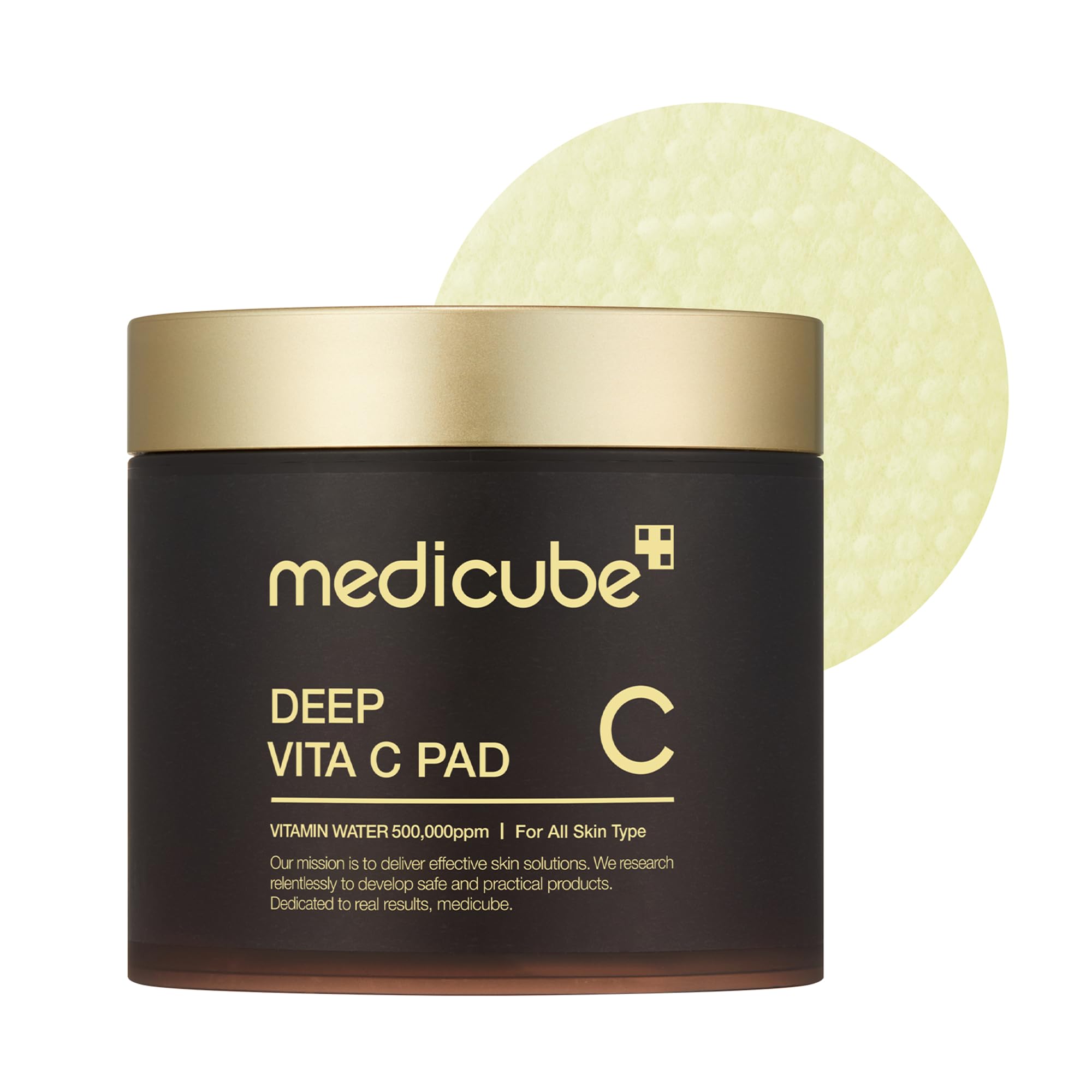 Almohadilla Limpiadora Medicube Deep Vita C Para Manchas Oscuras, 70 Hojas - Venta Internacional.