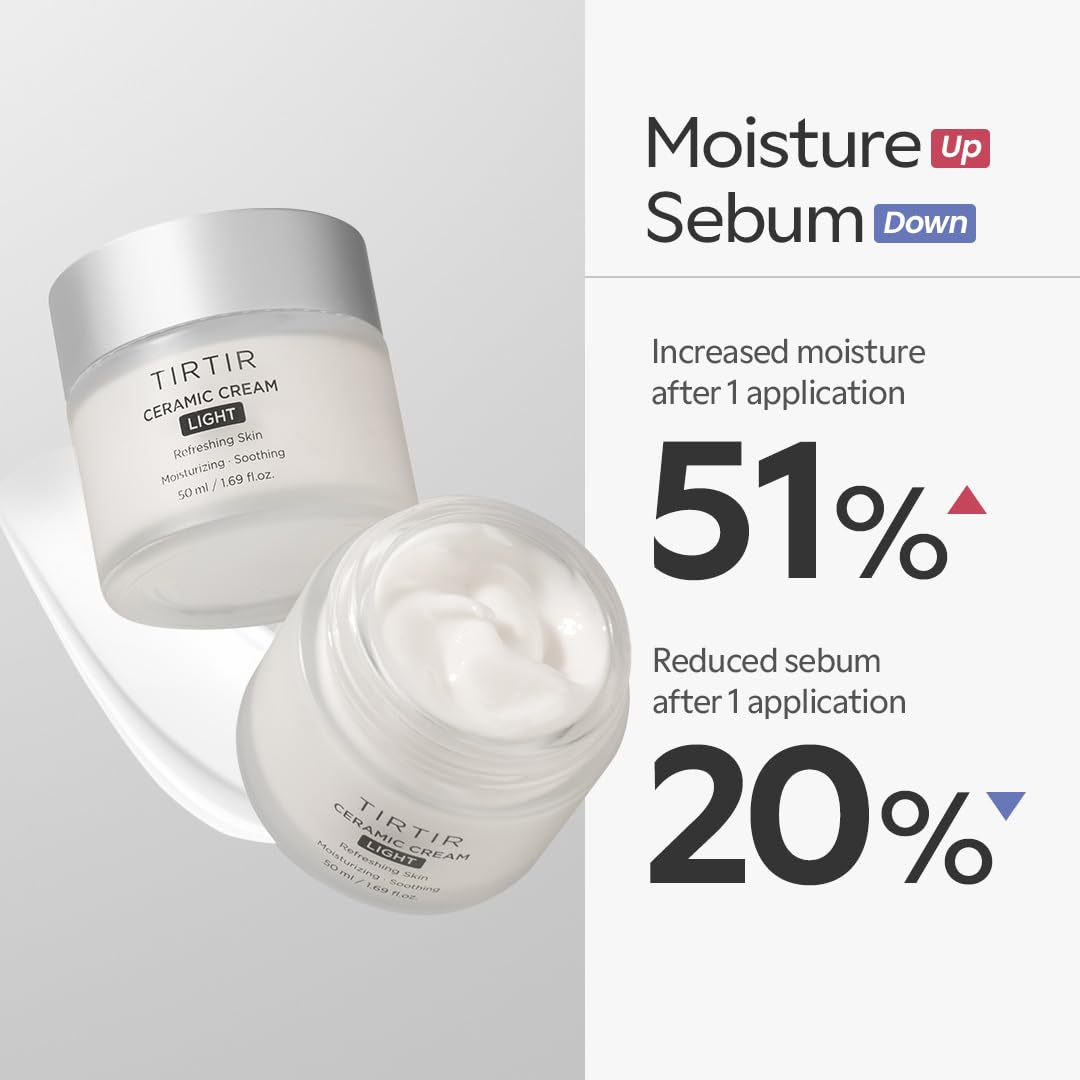 Foto 4 pulgar | Crema Hidratante Tirtir Ceramic Cream Ligera E Hidratante - Venta Internacional.
