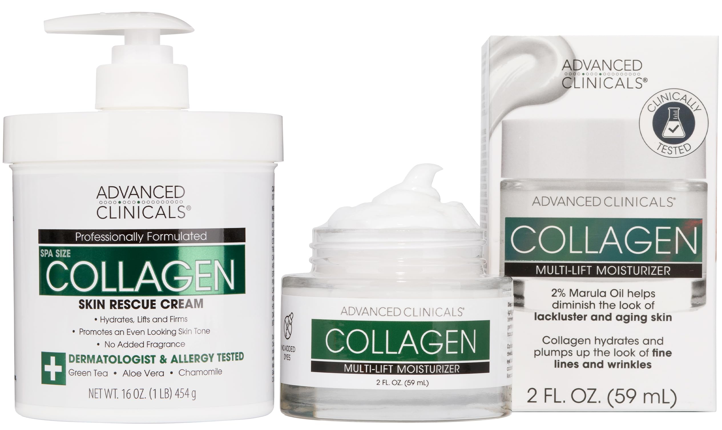 Foto 1 | Set Hidratante Advanced Clinicals Colágeno Y Ácido Hialurónico - Venta Internacional.