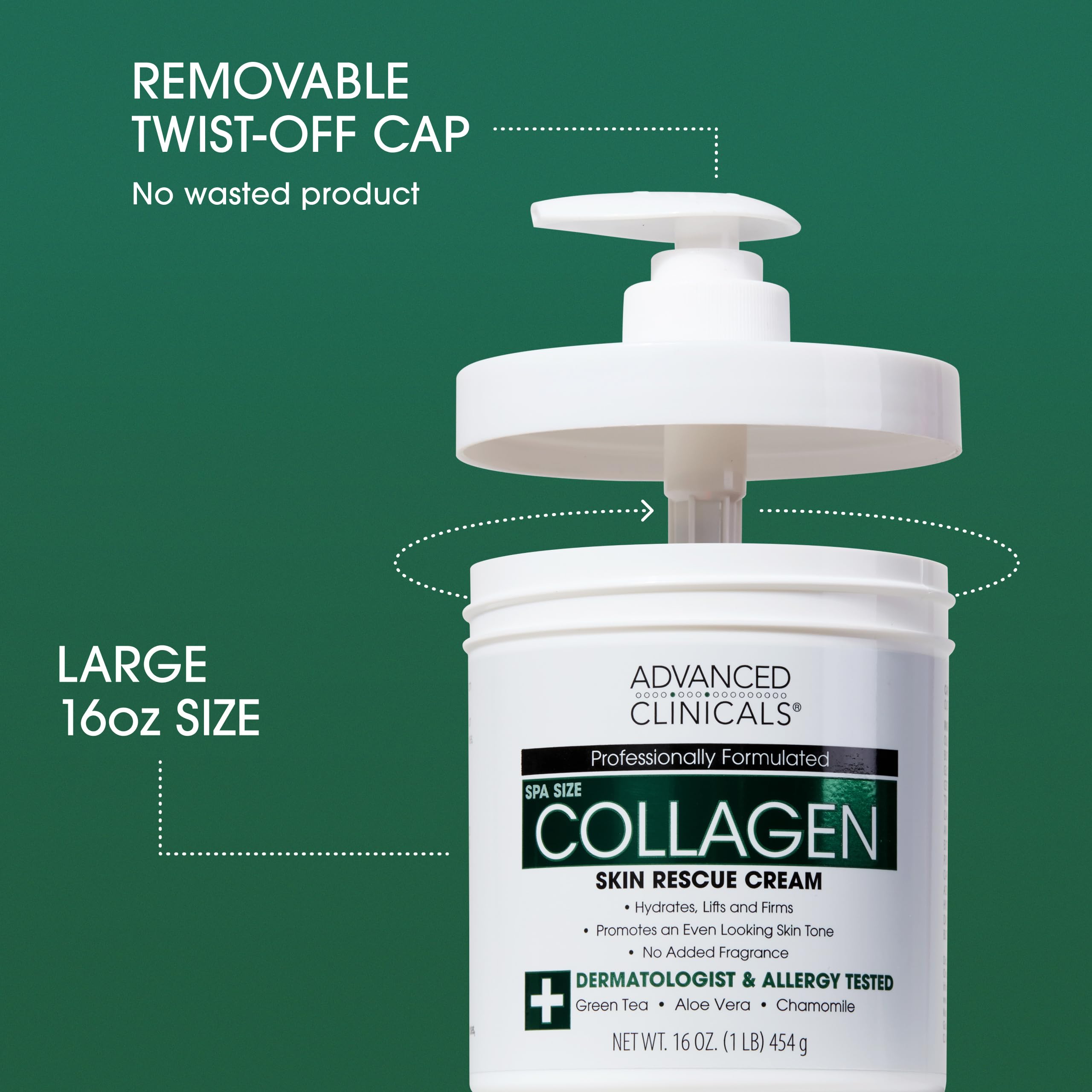 Foto 2 | Set Hidratante Advanced Clinicals Colágeno Y Ácido Hialurónico - Venta Internacional.