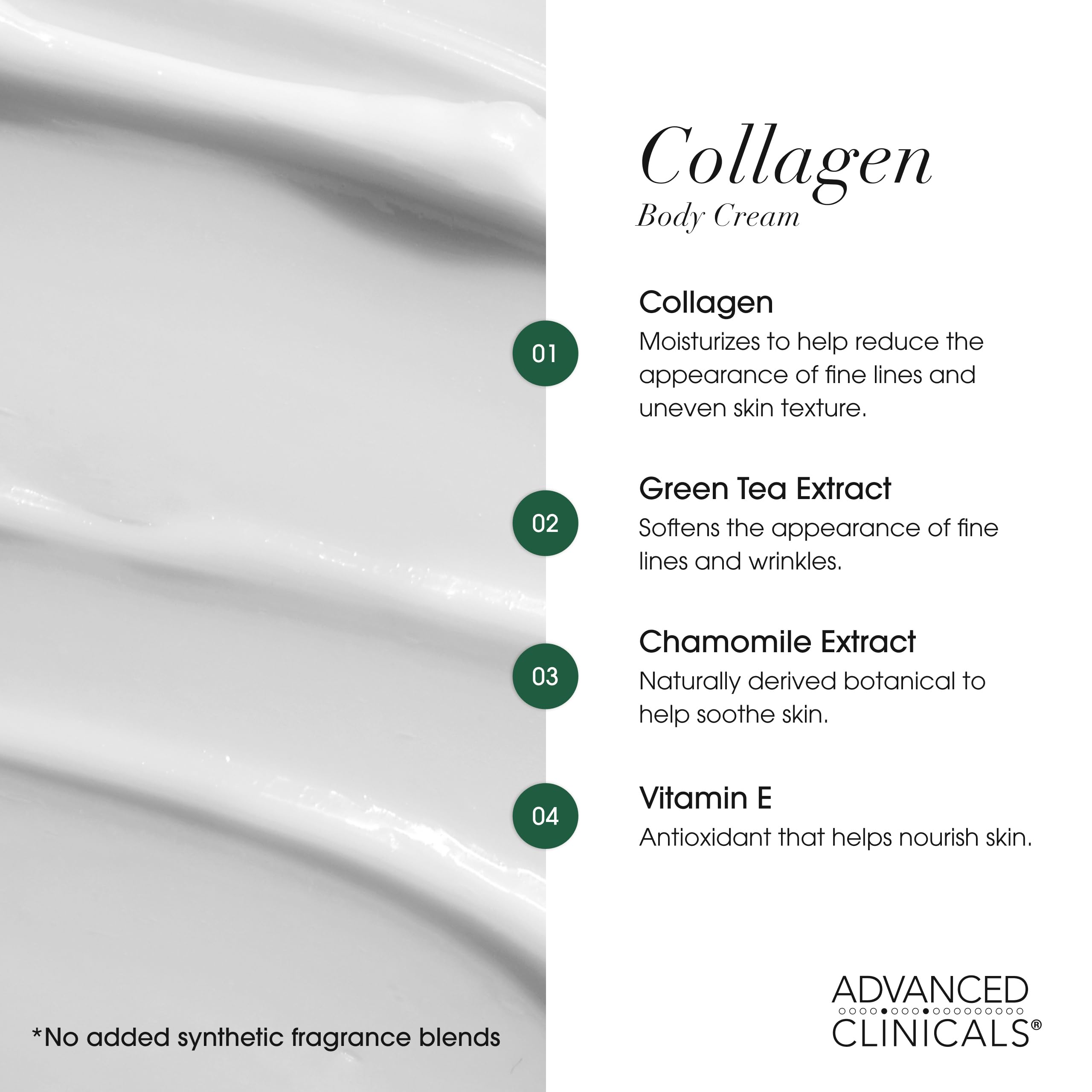 Foto 4 | Set Hidratante Advanced Clinicals Colágeno Y Ácido Hialurónico - Venta Internacional.