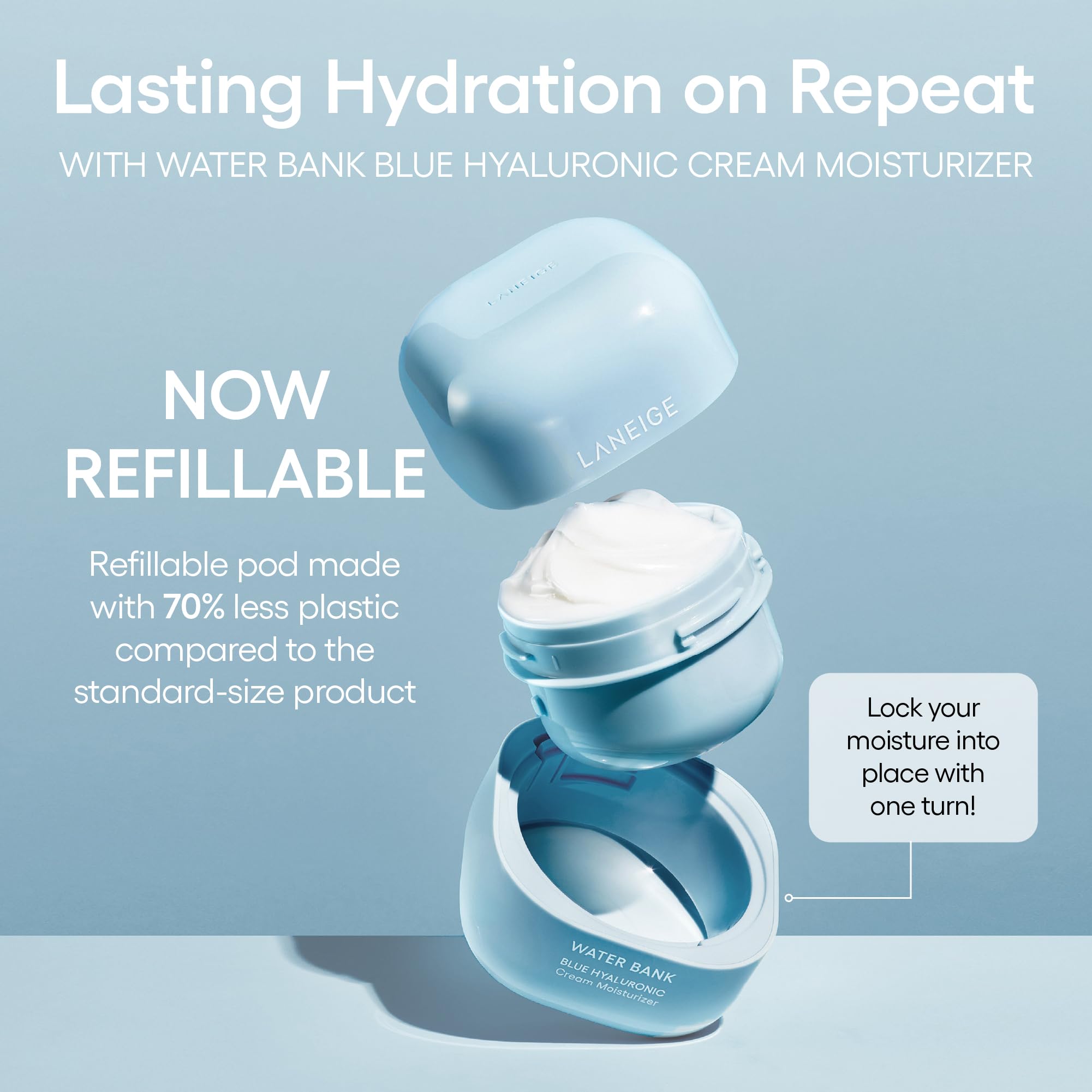 Foto 3 | Crema Hidratante Laneige Water Bank Blue Hyaluronic Acid - Venta Internacional.