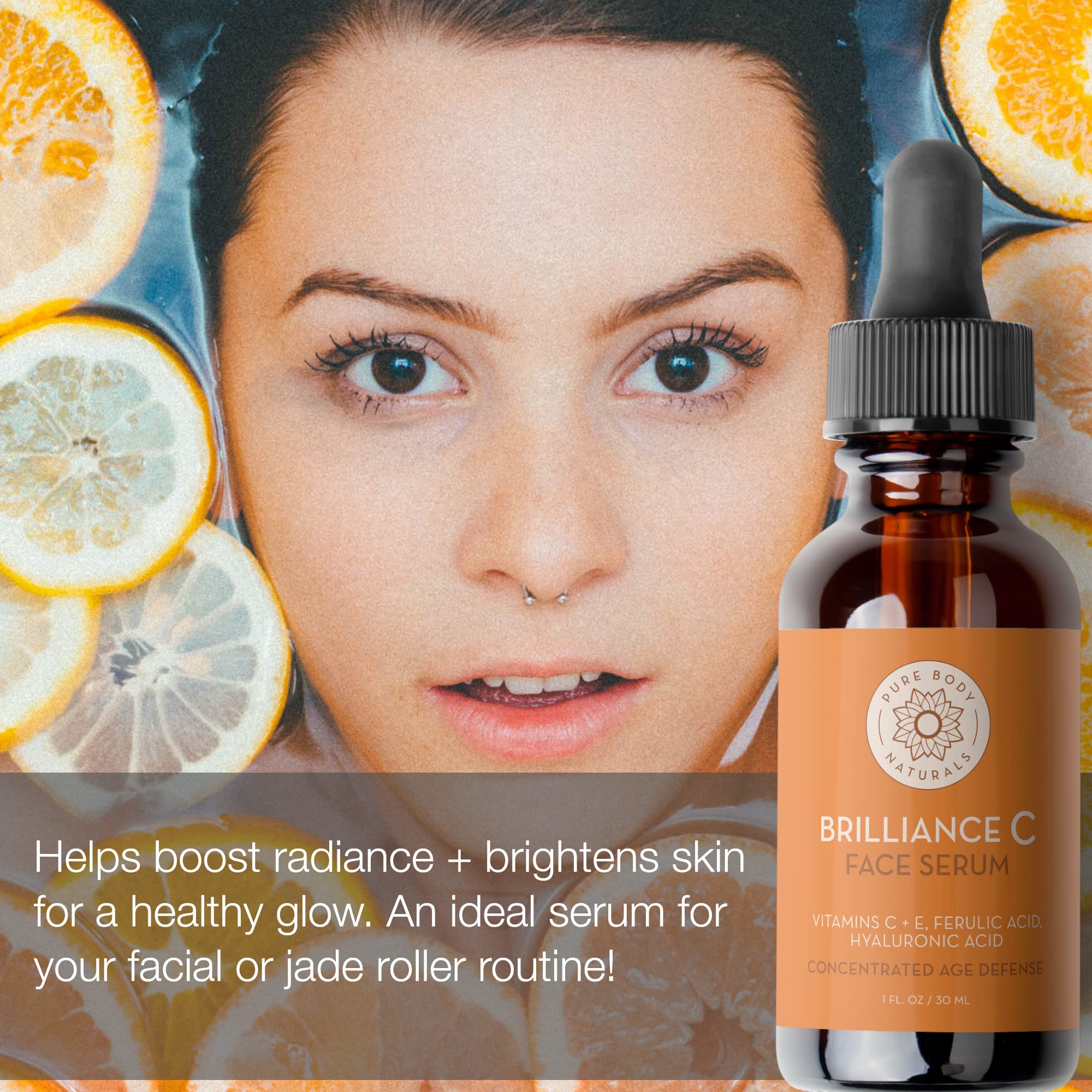 Foto 2 | Set De Sérum Pure Body Naturals Con Ácido Hialurónico, Retinol, Vitamina C Y B3 - Venta Internacional.