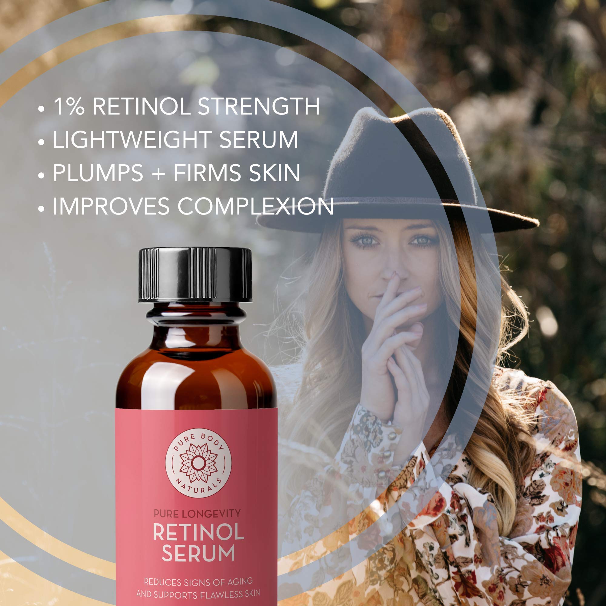 Foto 4 pulgar | Set De Sérum Pure Body Naturals Con Ácido Hialurónico, Retinol, Vitamina C Y B3 - Venta Internacional.