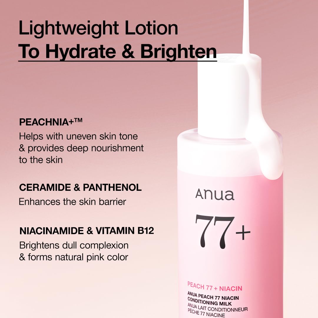 Foto 5 pulgar | Crema Hidratante Facial Anua Peach Niacina Loción Acondicionadora 150 Ml - Venta Internacional.