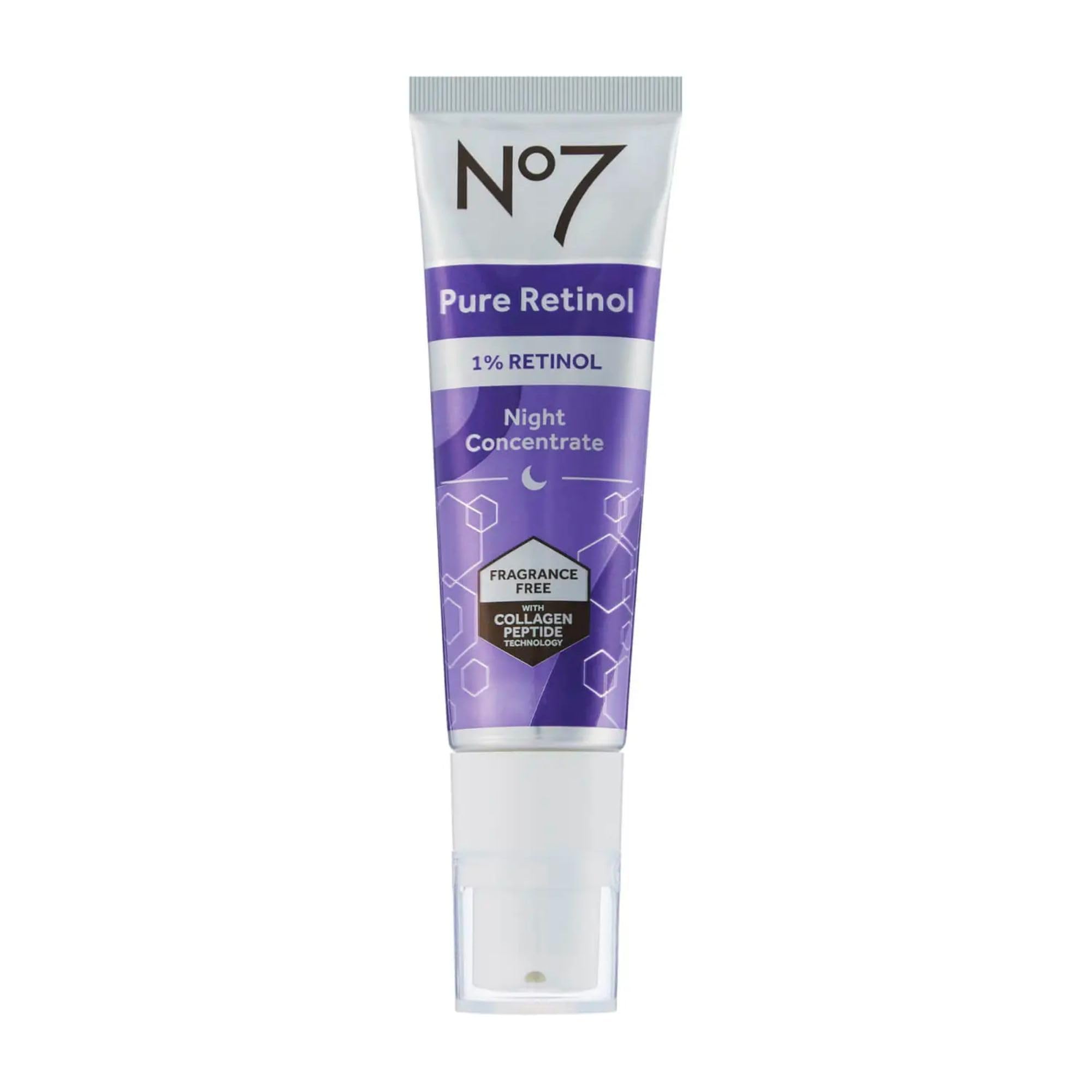 Concentrado Nocturno No7 Pure Retinol 1% Con Colágeno 30 Ml - Venta Internacional.
