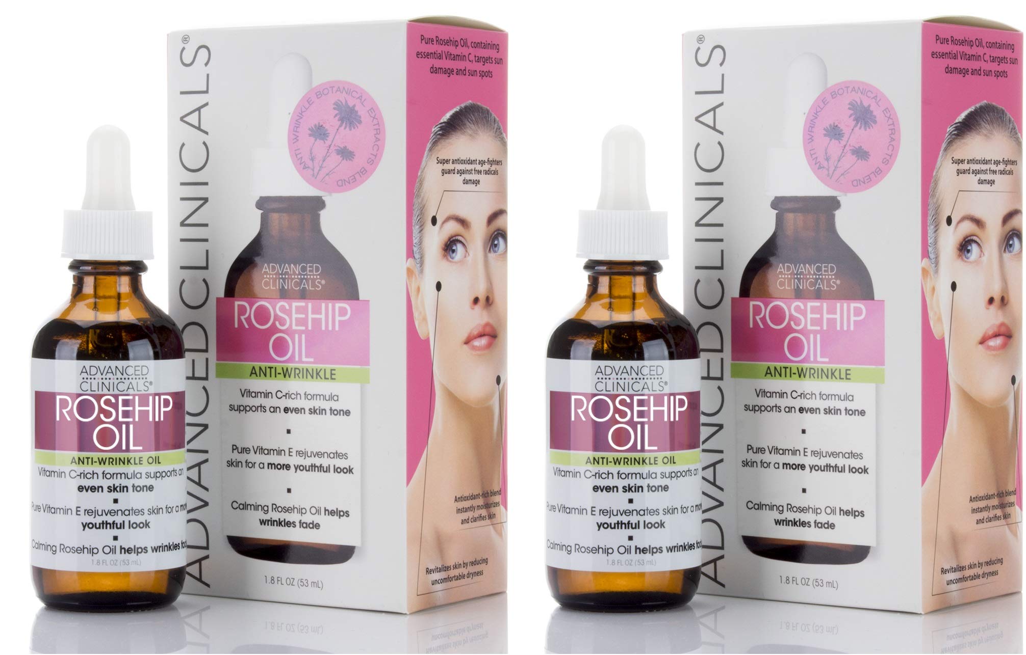Foto 2 pulgar | Sérum Para El Cuidado De La Piel Facial, Aceite De Rosa Mosqueta De Advanced Clinicals, 50 Ml - Venta Internacional.