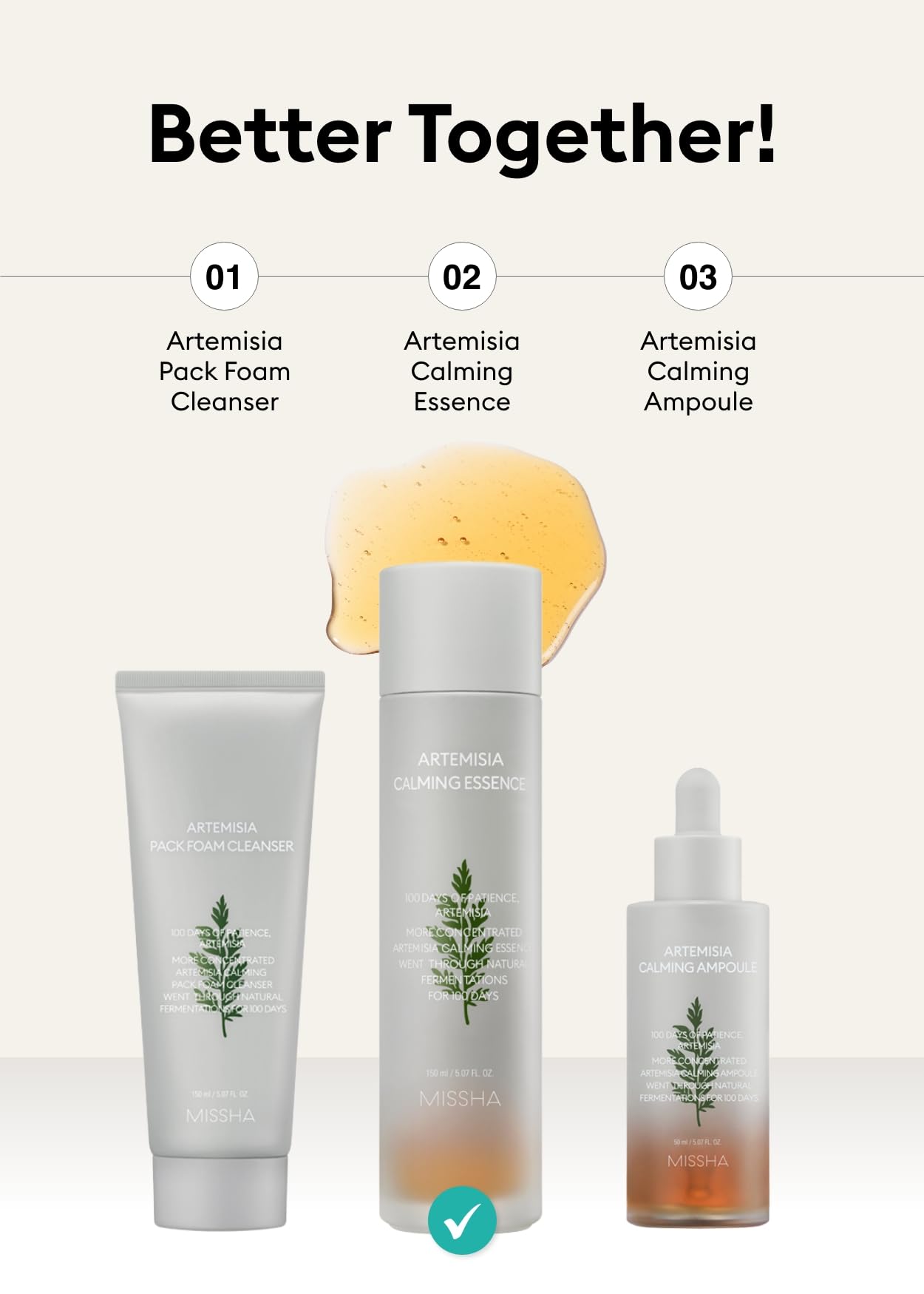 Foto 5 | Tónico Facial Missha Artemisia Calming Essence 150 Ml - Venta Internacional.
