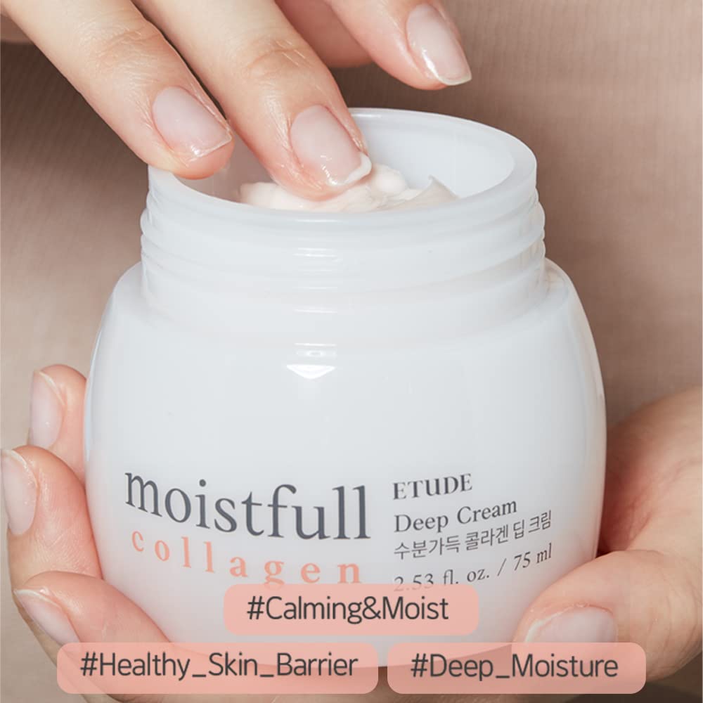 Foto 2 | Crema Hidratante Facial Etude Moistfull Collagen 75 Ml - Venta Internacional.