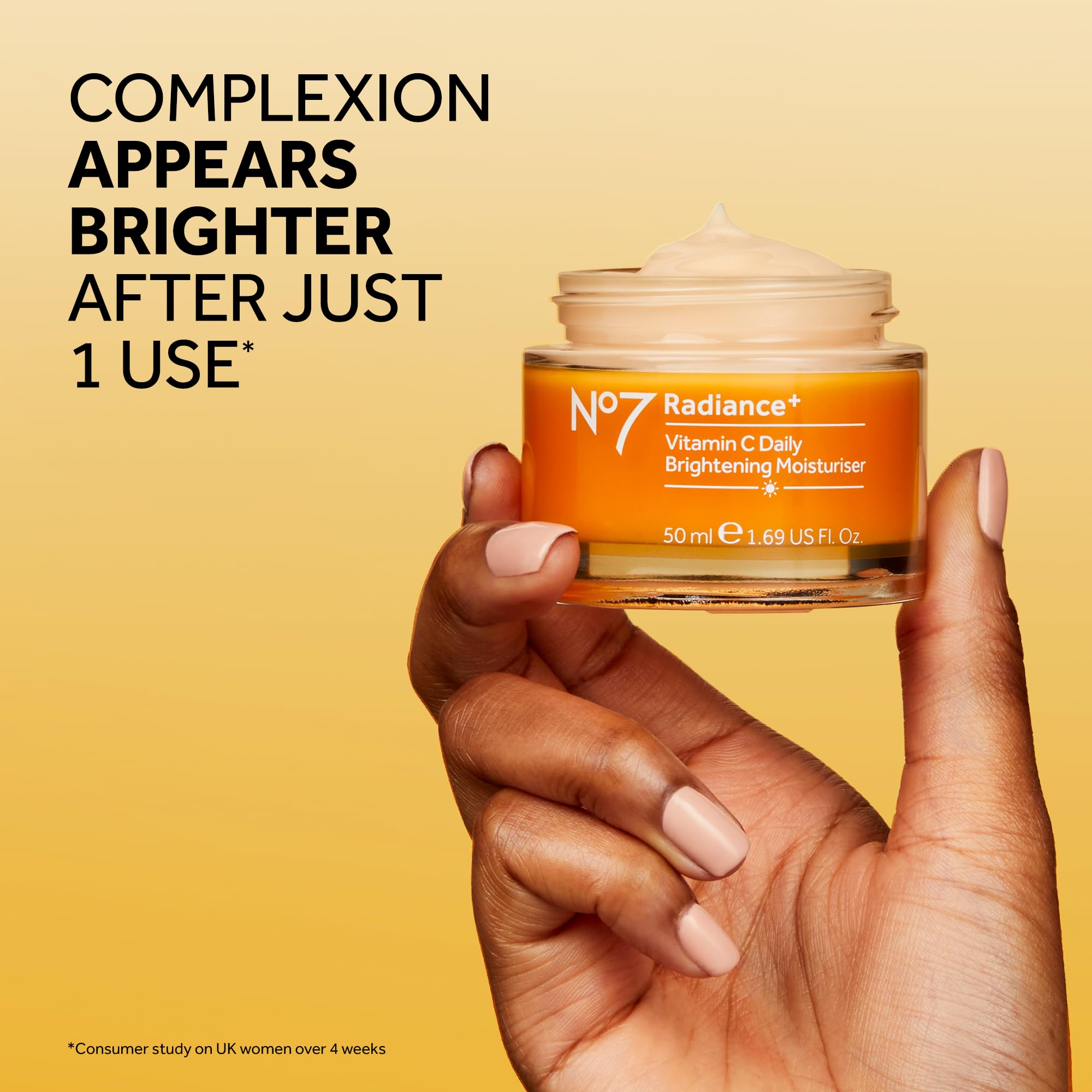 Foto 5 pulgar | Crema Hidratante No7 Radiance+, Vitamina C, 50 Ml, Para Piel Seca - Venta Internacional.