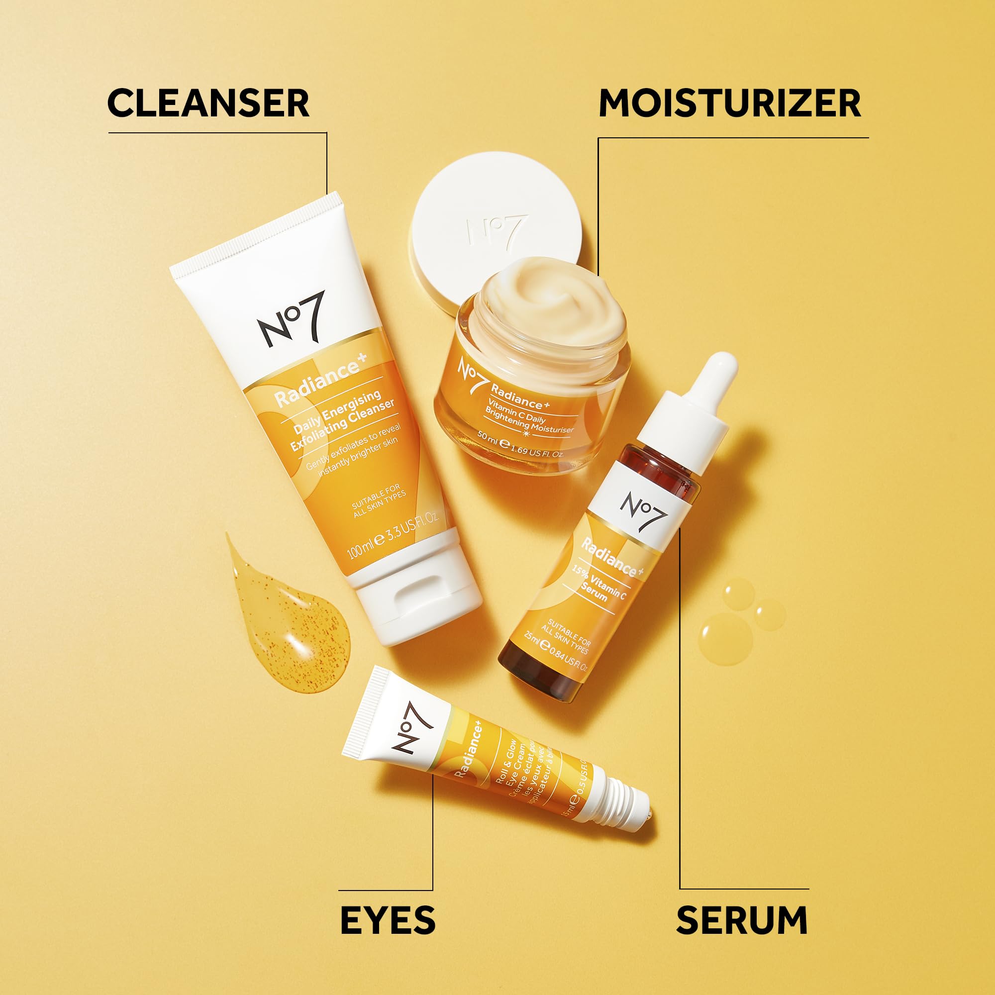 Foto 7 | Crema Hidratante No7 Radiance+, Vitamina C, 50 Ml, Para Piel Seca - Venta Internacional.