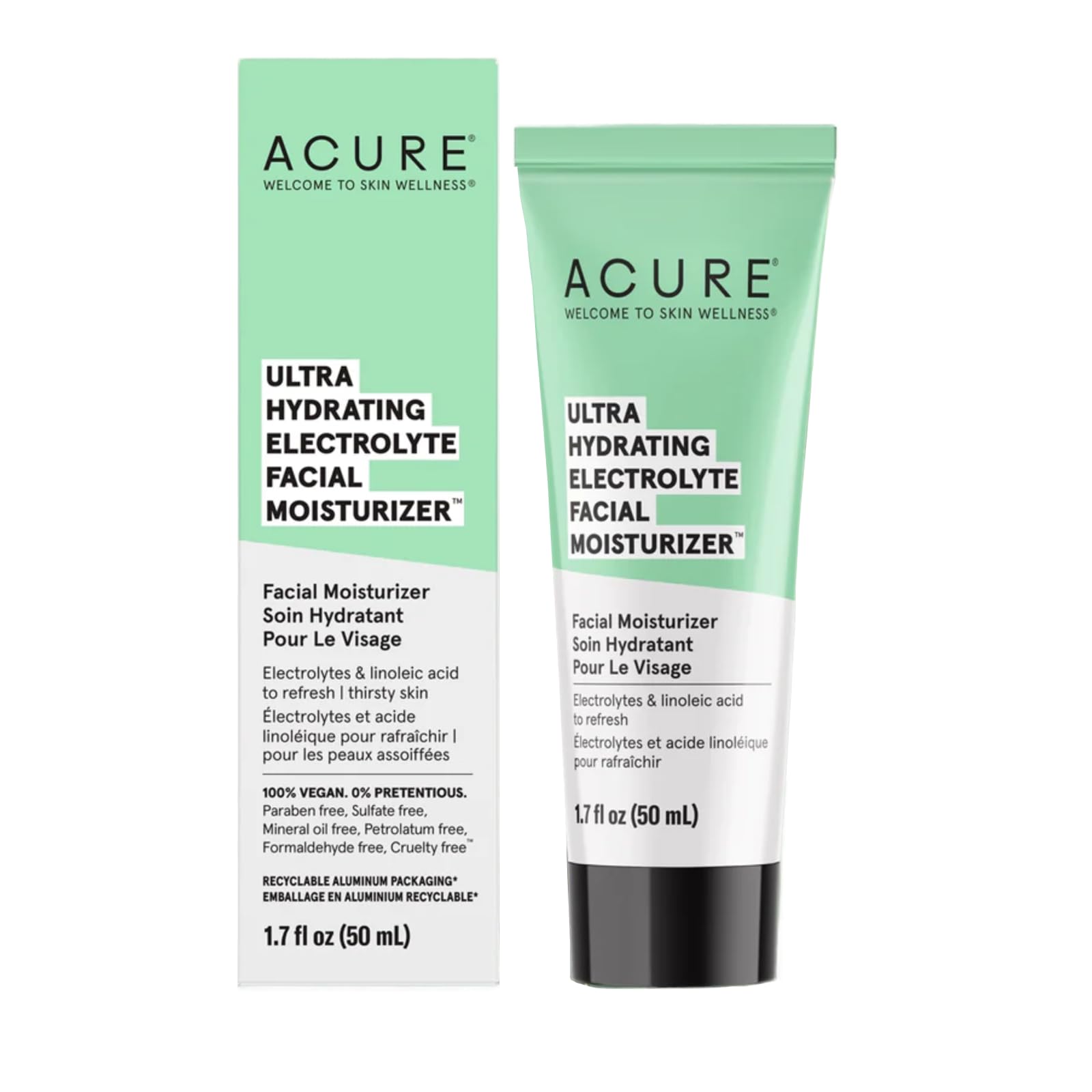 Foto 1 | Hidratante Facial Acure Ultra Hydrating Electrolyte 50 Ml Vegan - Venta Internacional.