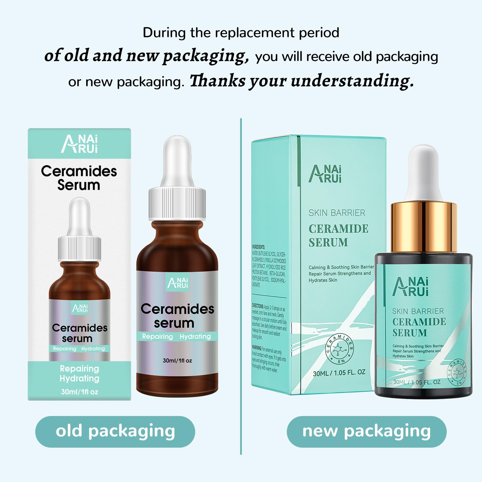 Foto 3 pulgar | Sérum Facial Anai Rui Ceramide Con Ácido Hialurónico 30 Ml - Venta Internacional.