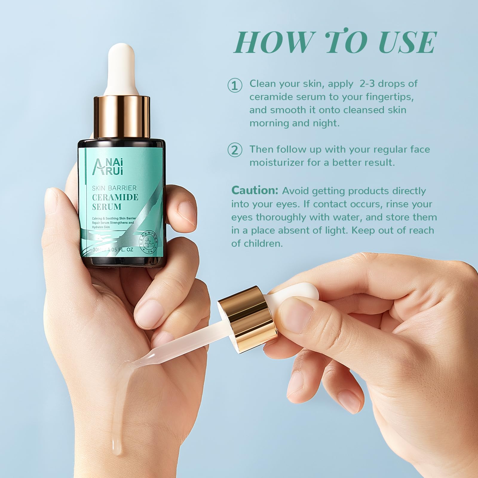 Foto 8 pulgar | Sérum Facial Anai Rui Ceramide Con Ácido Hialurónico 30 Ml - Venta Internacional.