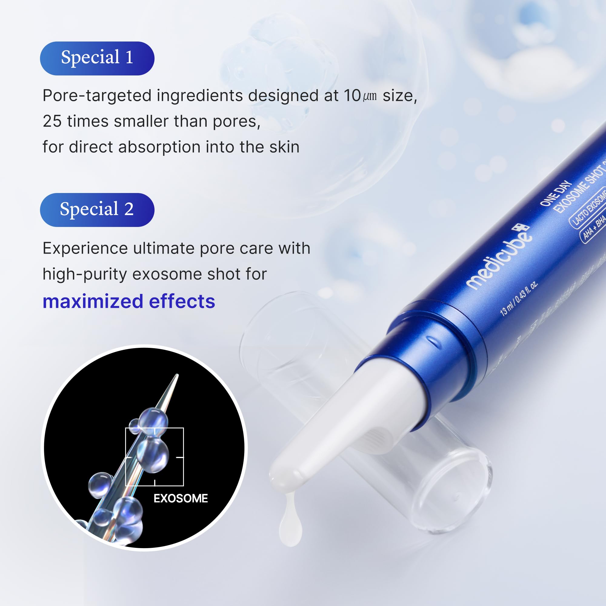 Foto 4 pulgar | Sérum Facial Medicube Zero Exosome Shot 25,000 Ppm Spicule - Venta Internacional.