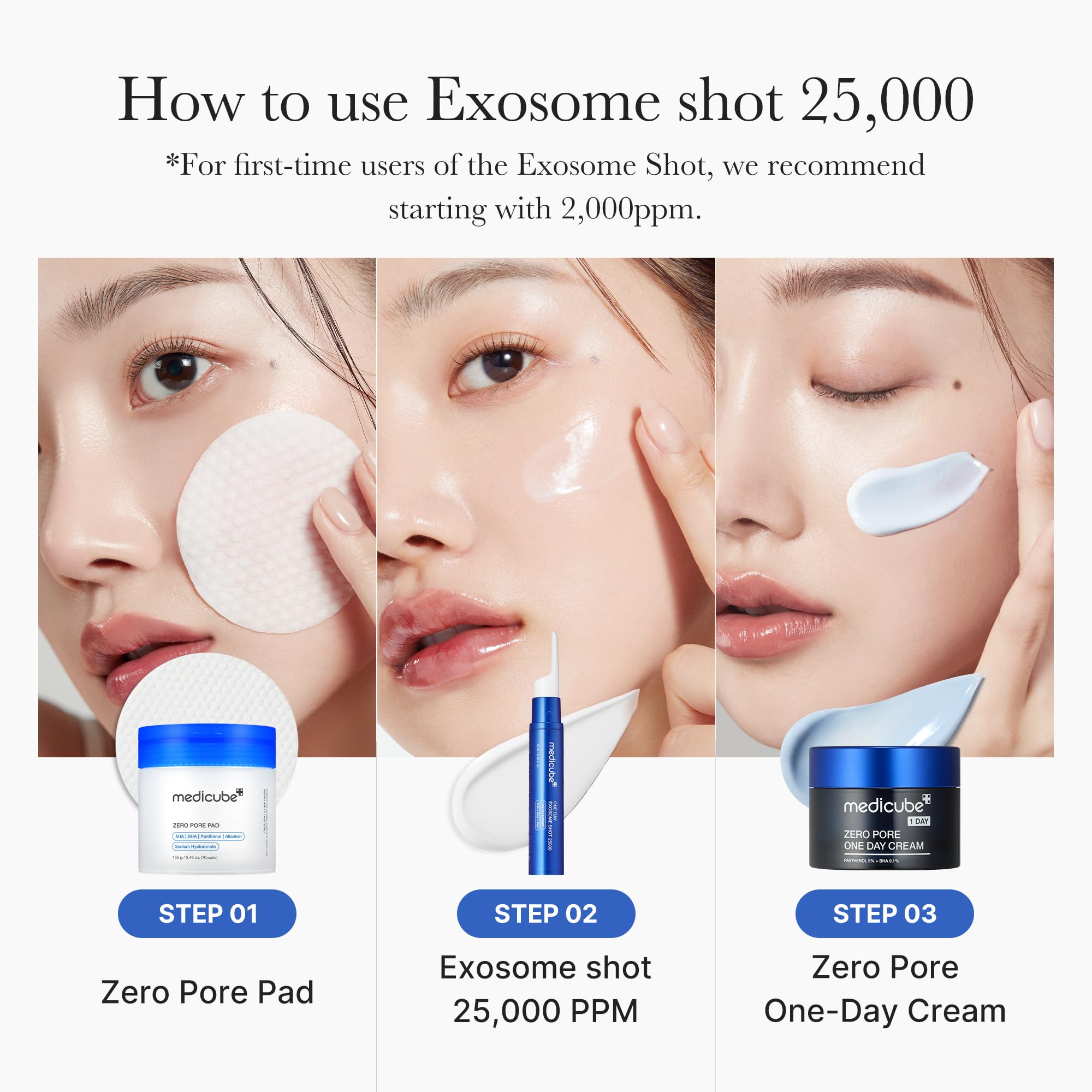 Foto 8 pulgar | Sérum Facial Medicube Zero Exosome Shot 25,000 Ppm Spicule - Venta Internacional.