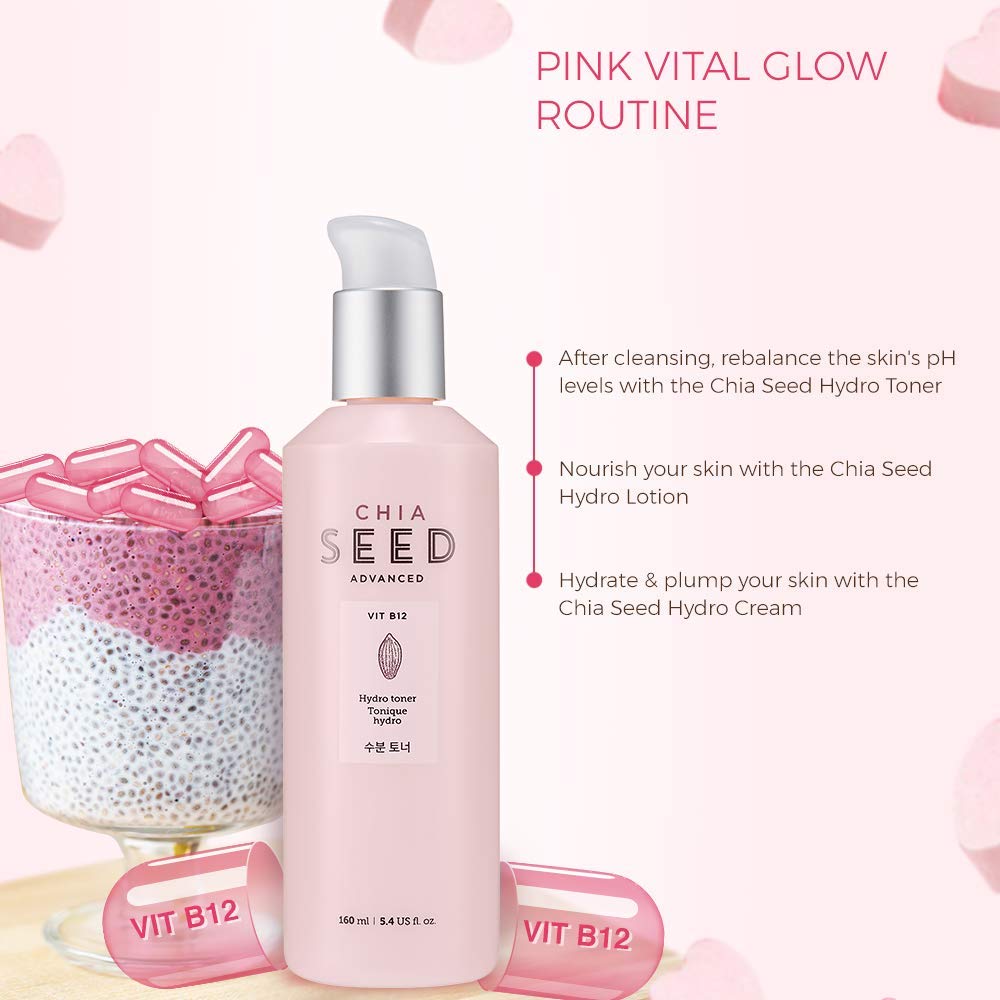 Foto 5 | Tónico Hidratante Hidratante Hidratante Con Semillas De Chía The Face Shop, 160 Ml - Venta Internacional.