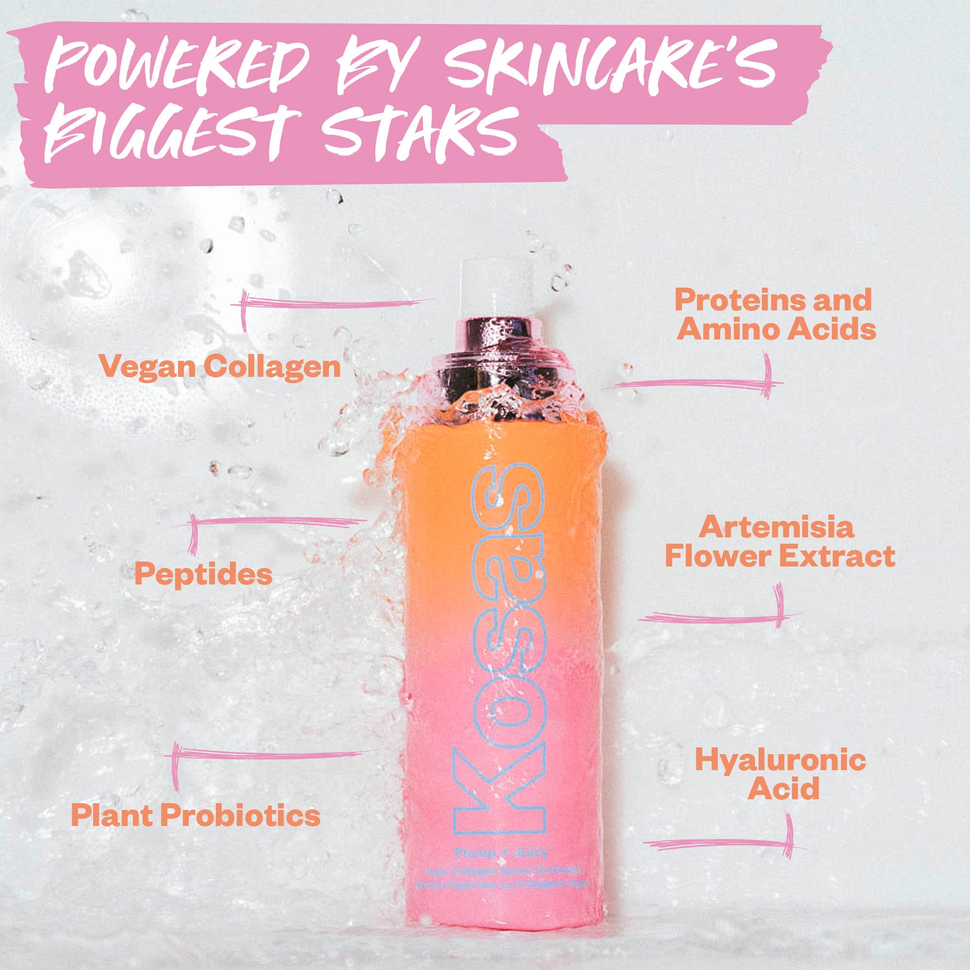 Foto 4 | Sérum En Aerosol Kosas Plump And Juicy Vegan Collagen 100ml - Venta Internacional.
