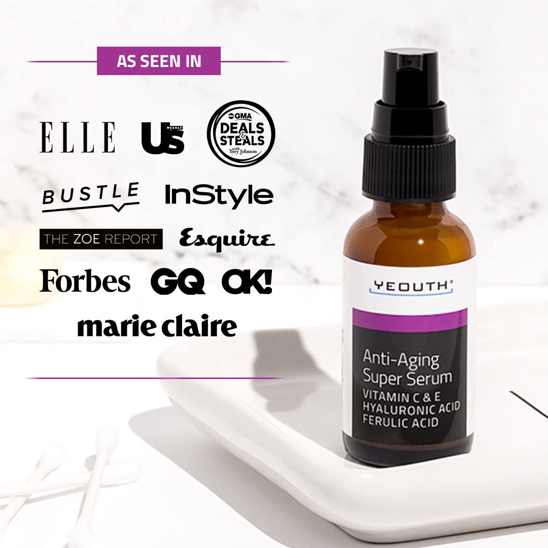 Foto 2 | Sérum Facial Yeouth Antienvejecimiento Con Ácido Hialurónico, Vitamina C Y E - Venta Internacional.