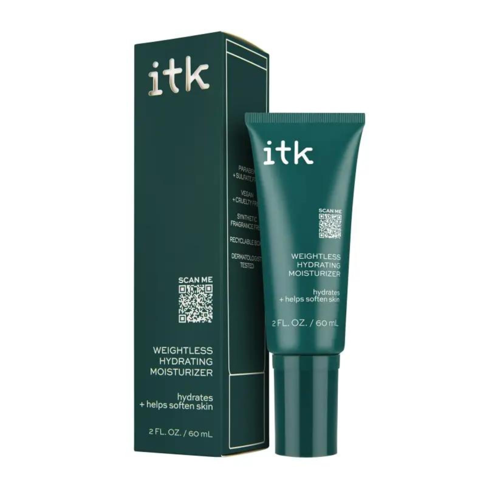 Crema Hidratante Itk Skincare Weightless Hydrating Face 60 Ml - Venta Internacional.