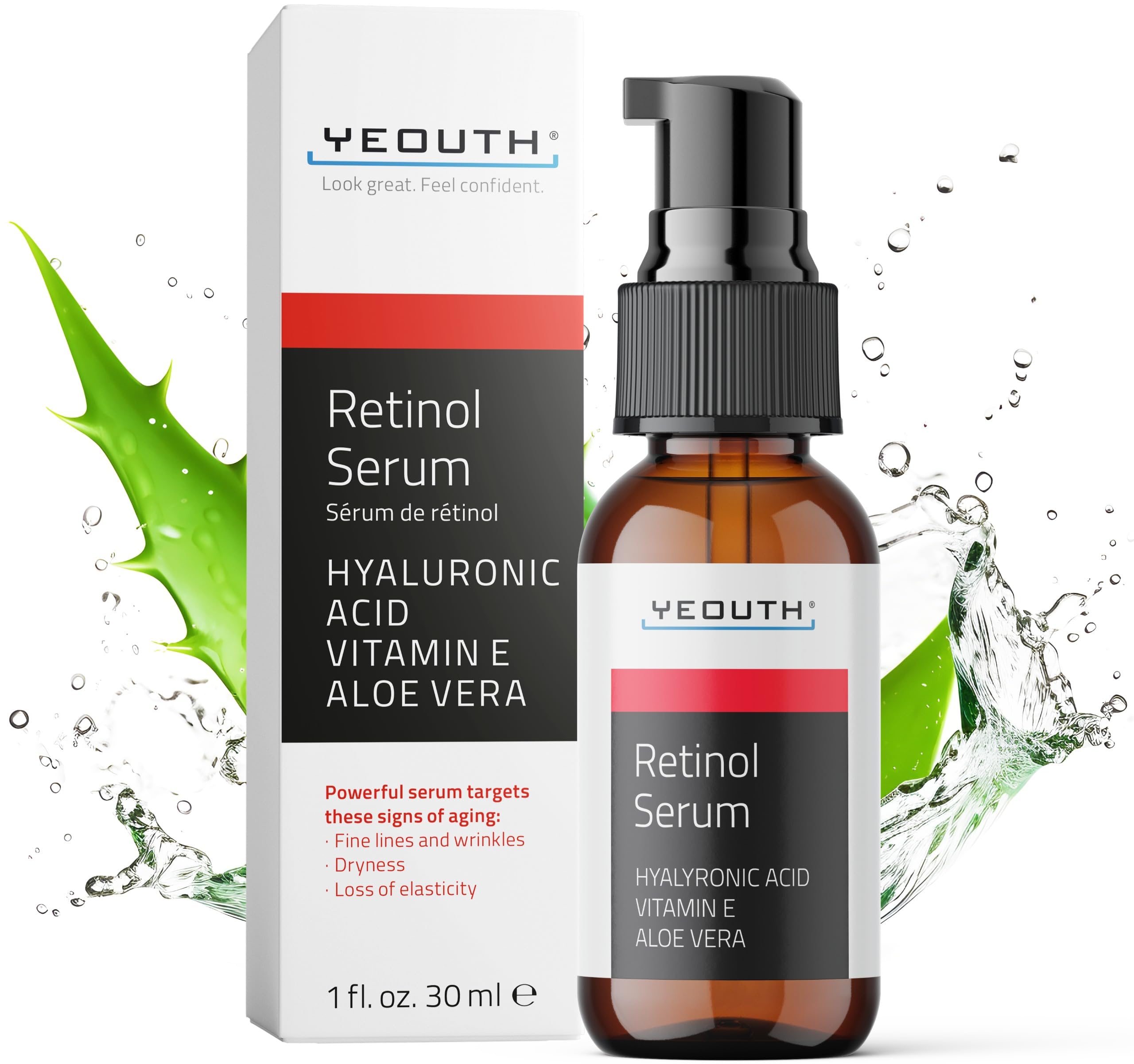 Foto 2 pulgar | Sérum Yeouth Retinol Para Rostro Con Ácido Hialurónico 30 Ml Para Toda La Piel - Venta Internacional.
