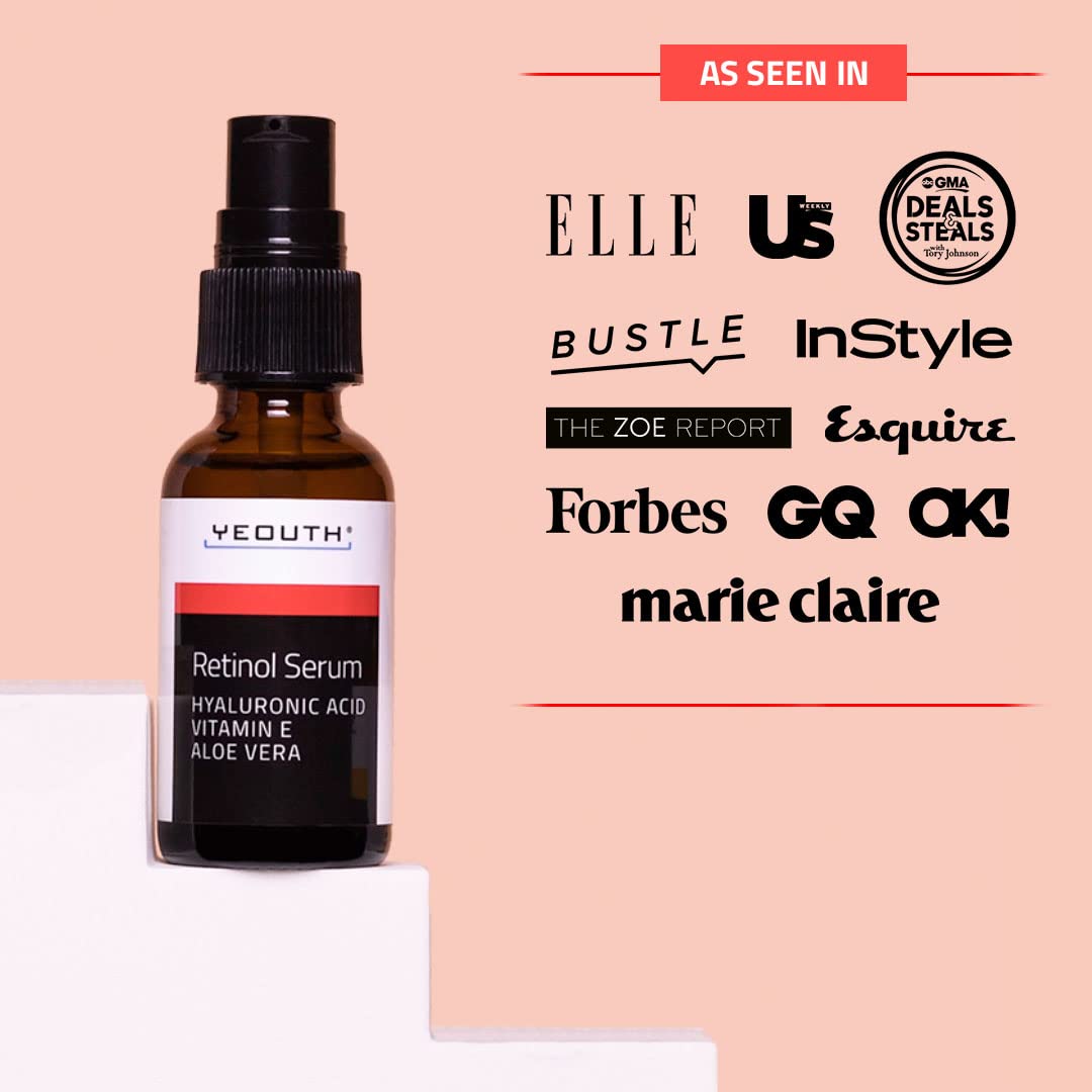 Foto 2 | Sérum Yeouth Retinol Para Rostro Con Ácido Hialurónico 30 Ml Para Toda La Piel - Venta Internacional.
