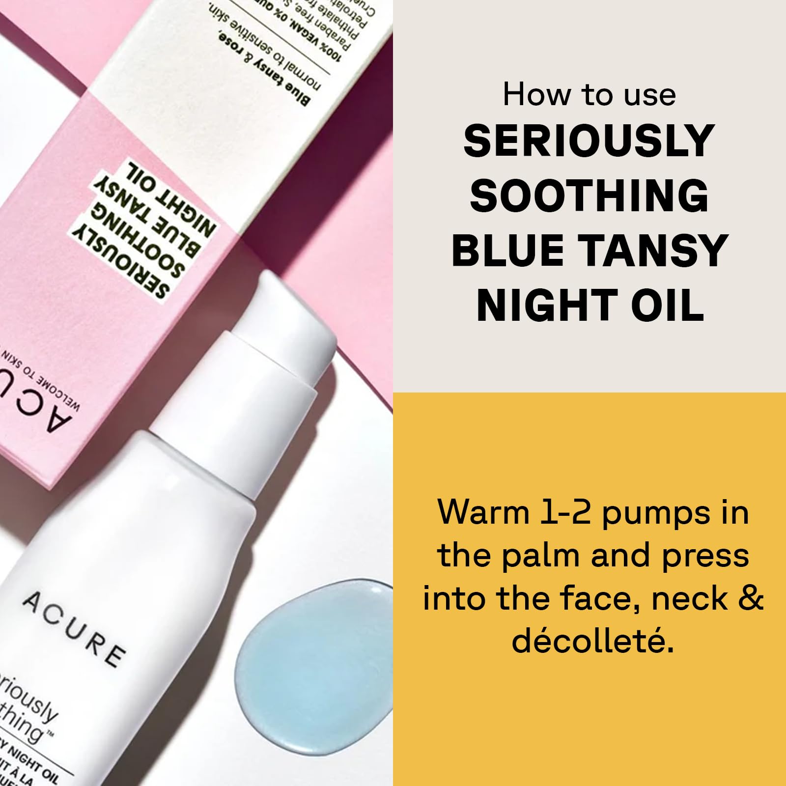 Foto 5 pulgar | Crema De Noche, Sérum, Aceite Acure Seriously Soothing Tansy, 30 Ml - Venta Internacional.