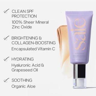Foto 3 | Protector Solar Hidratante Saie Sunvisor Broad Spectrum Spf 35 40 Ml - Venta Internacional.