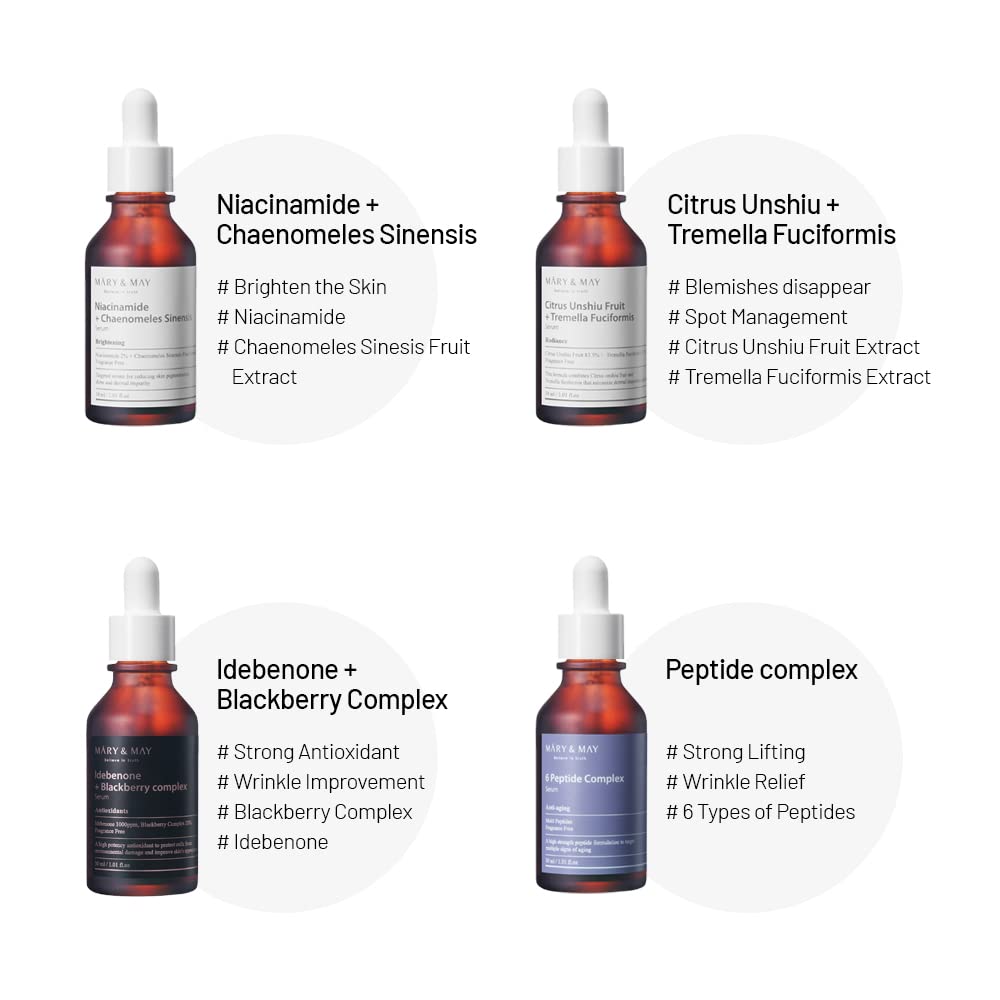 Foto 7 | Sérum Mary&may 6 Peptide Complex Advanced Wrinkle 30 Ml - Venta Internacional.