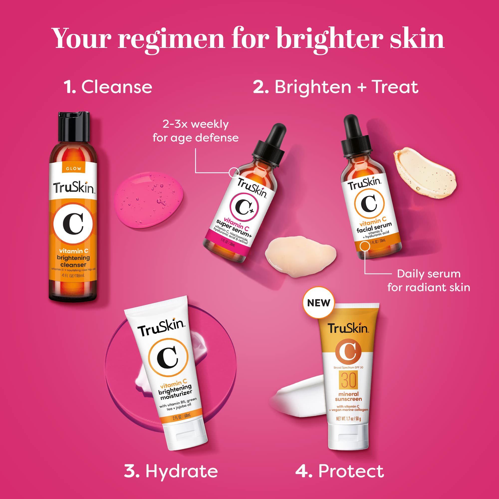 Foto 6 | Sérum Truskin Con Vitamina C Plus Super Serum, 30 Ml, Antienvejecimiento - Venta Internacional.