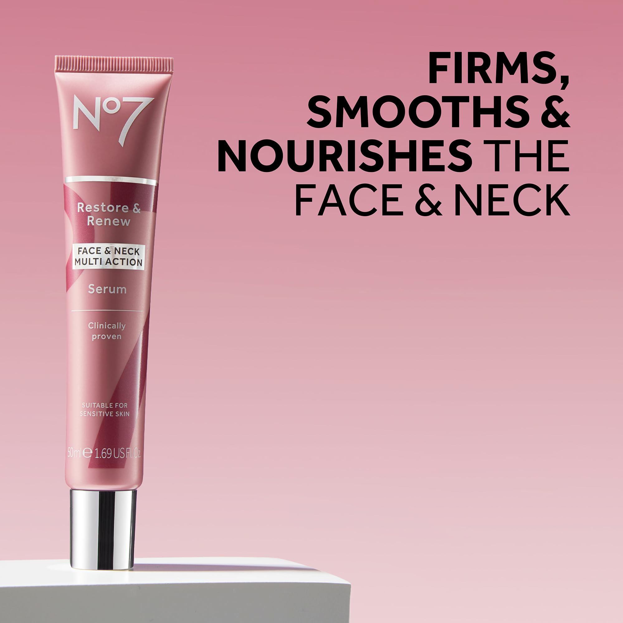 Foto 2 | Serum No7 Restore & Renew Para Rostro Y Cuello, Antienvejecimiento, 50 Ml (paquete De 2) - Venta Internacional.
