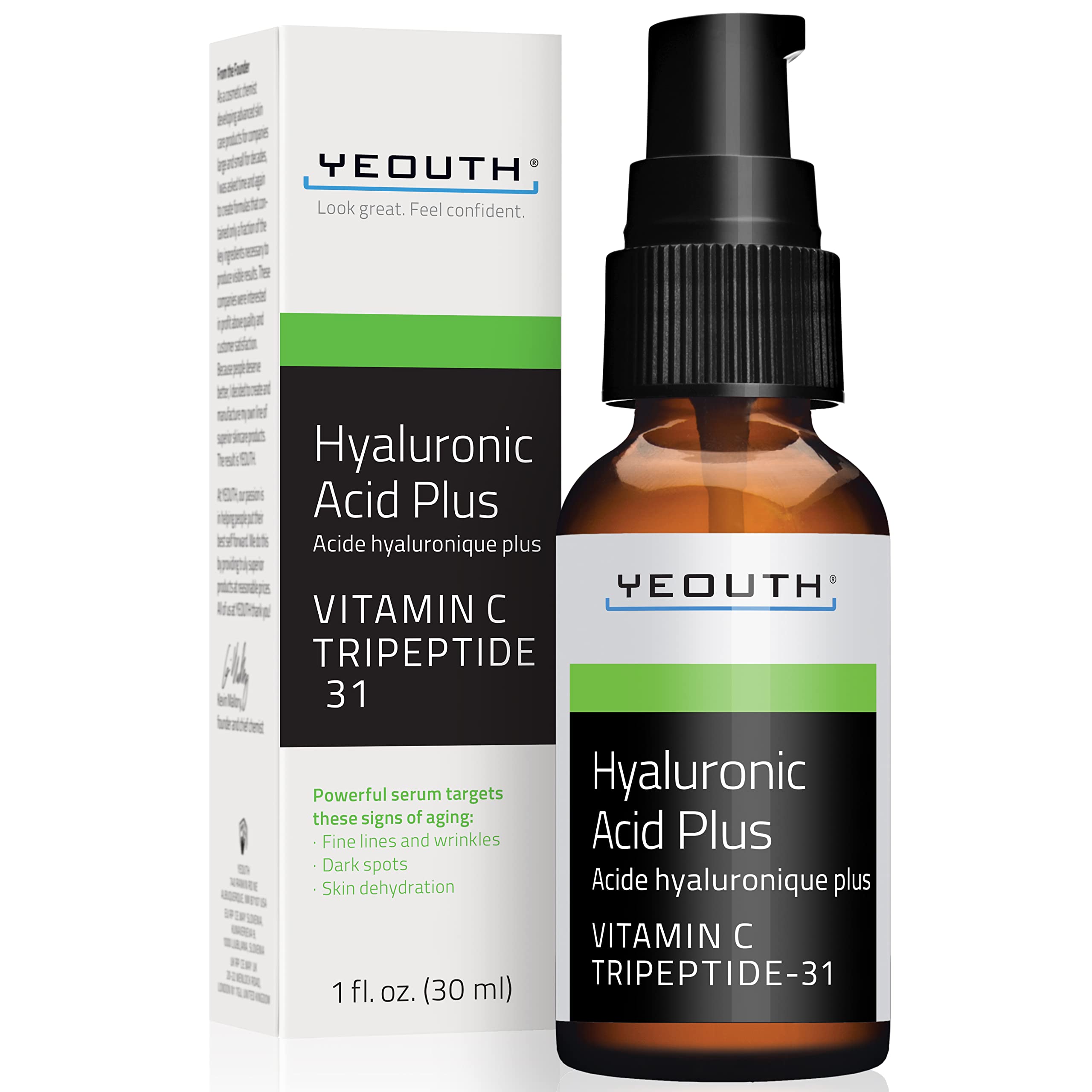 Foto 2 pulgar | Sérum De Ácido Hialurónico Para Jóvenes Con Vitamina C Y Tripéptido-31 - Venta Internacional.