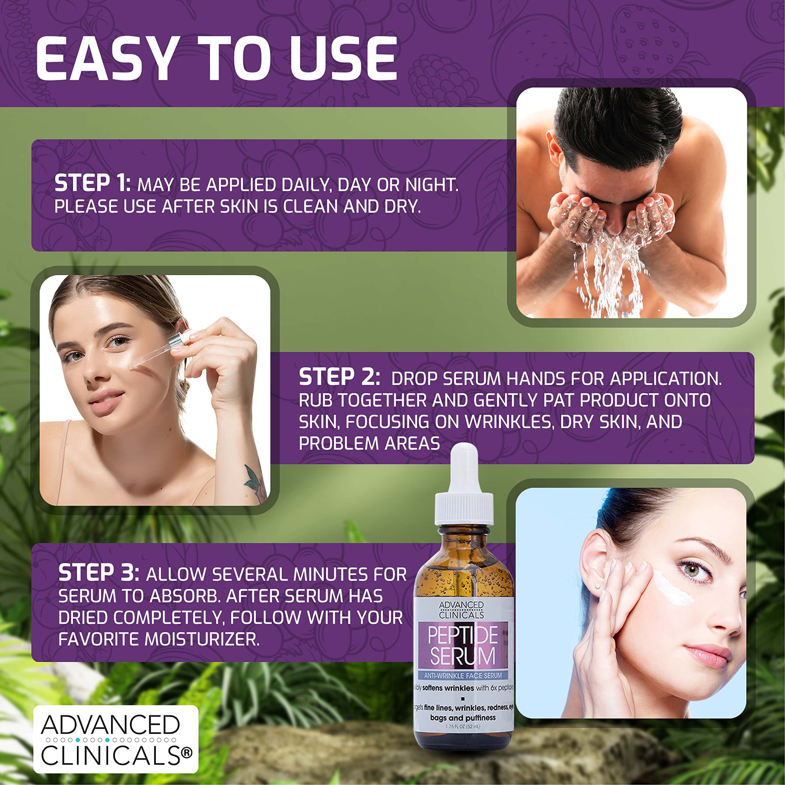 Foto 6 | Péptidos Concentrados Serum Advanced Clinicals 6x, 50 Ml - Venta Internacional.